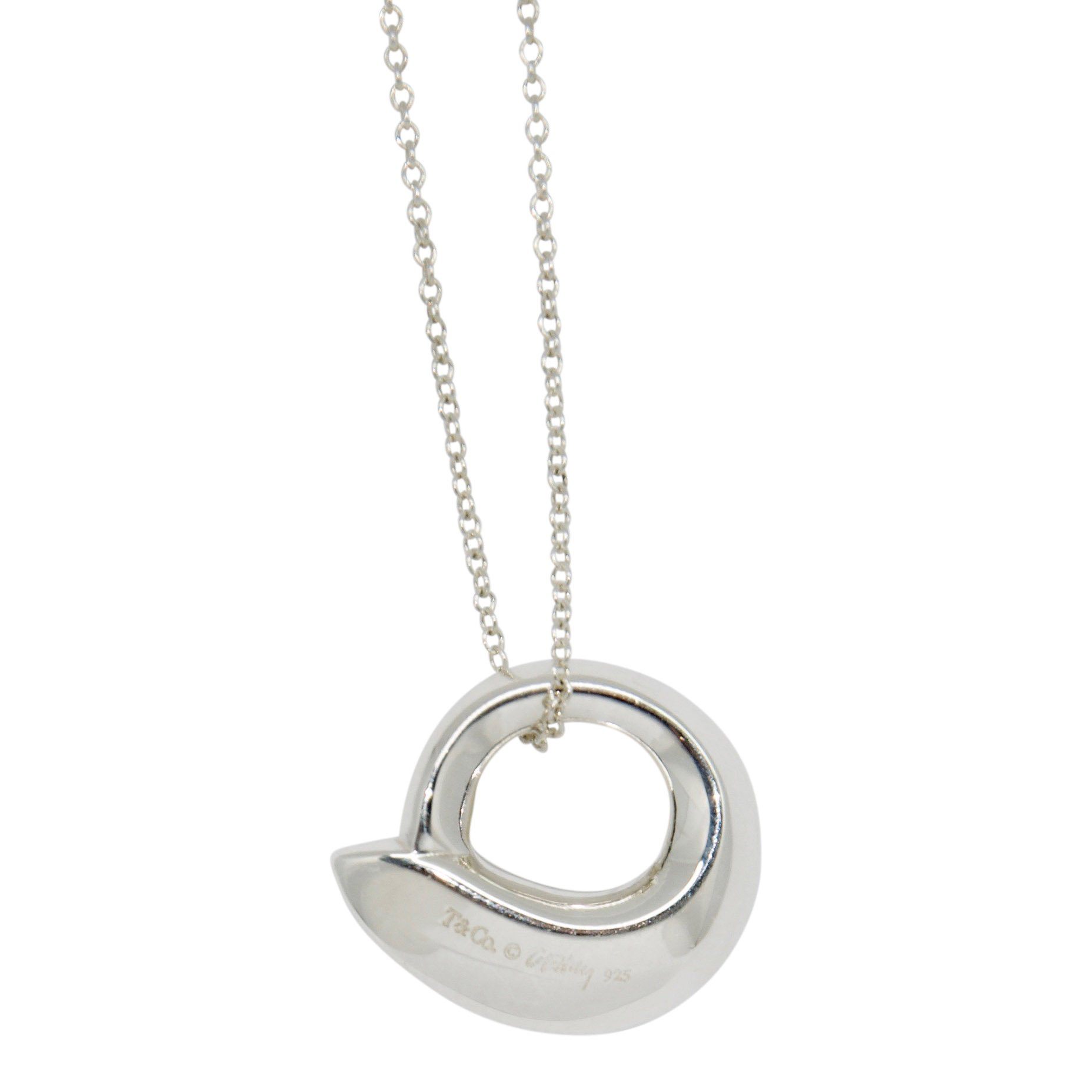 Tiffany & Co. Frank Gehry Fish Circle Pendant Necklace