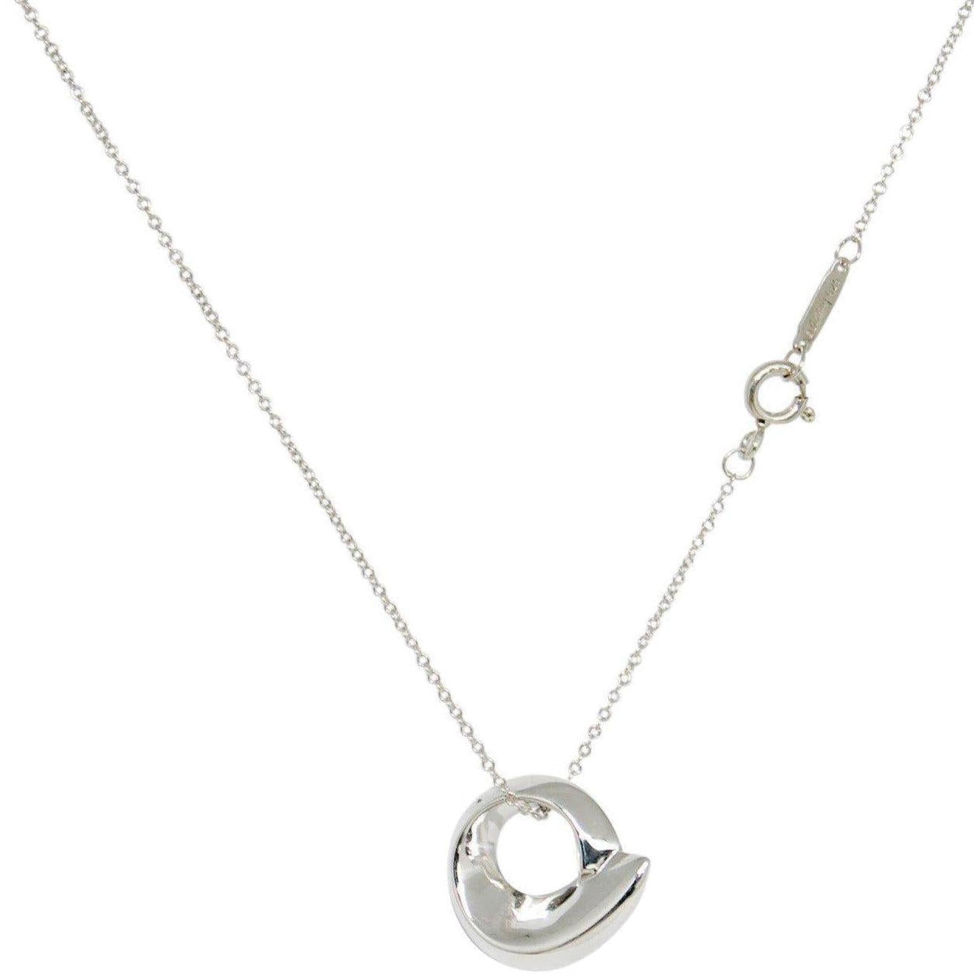 Tiffany & Co. Frank Gehry Fish Circle Pendant Necklace