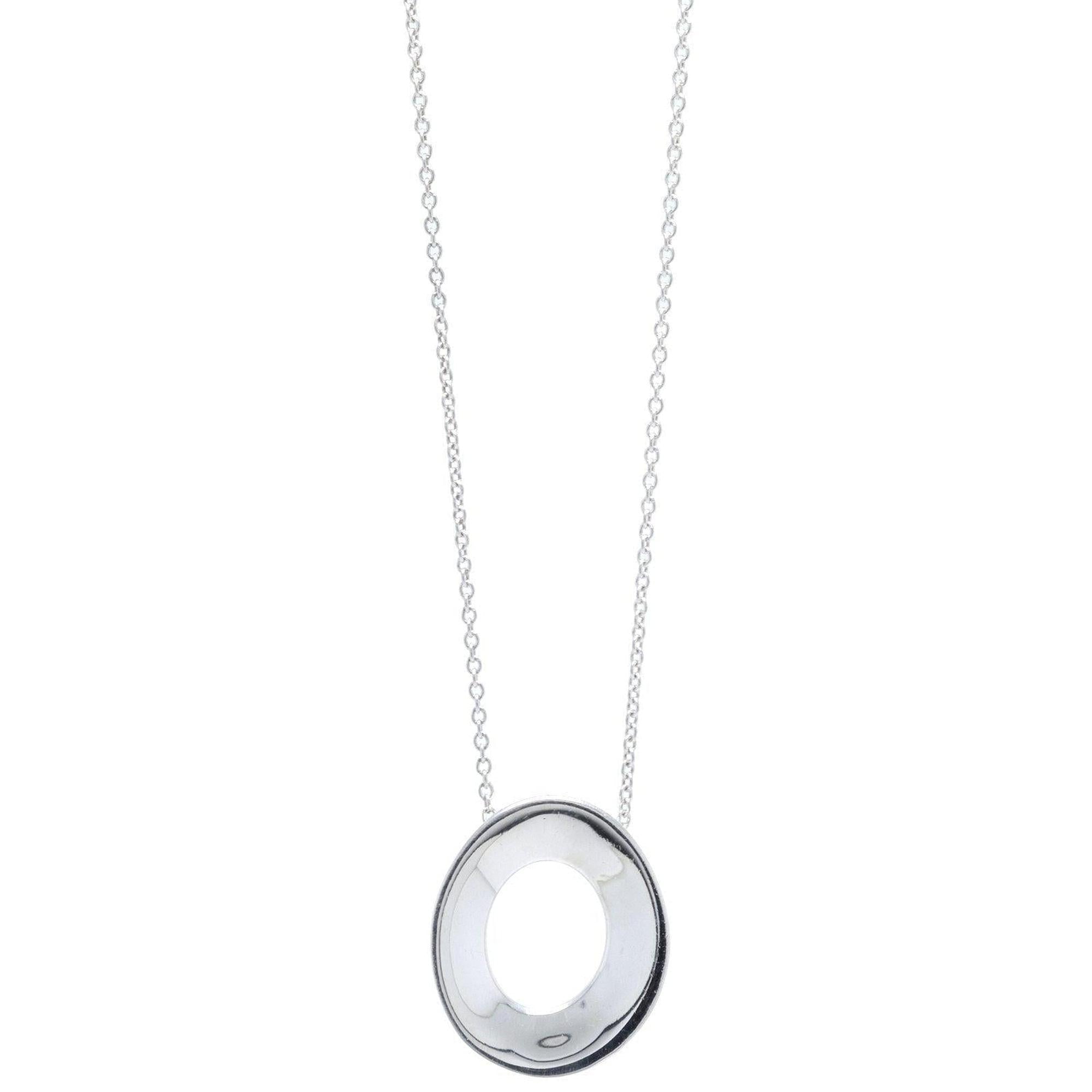Tiffany & Co. Frank Gehry Oval Pendant Necklace
