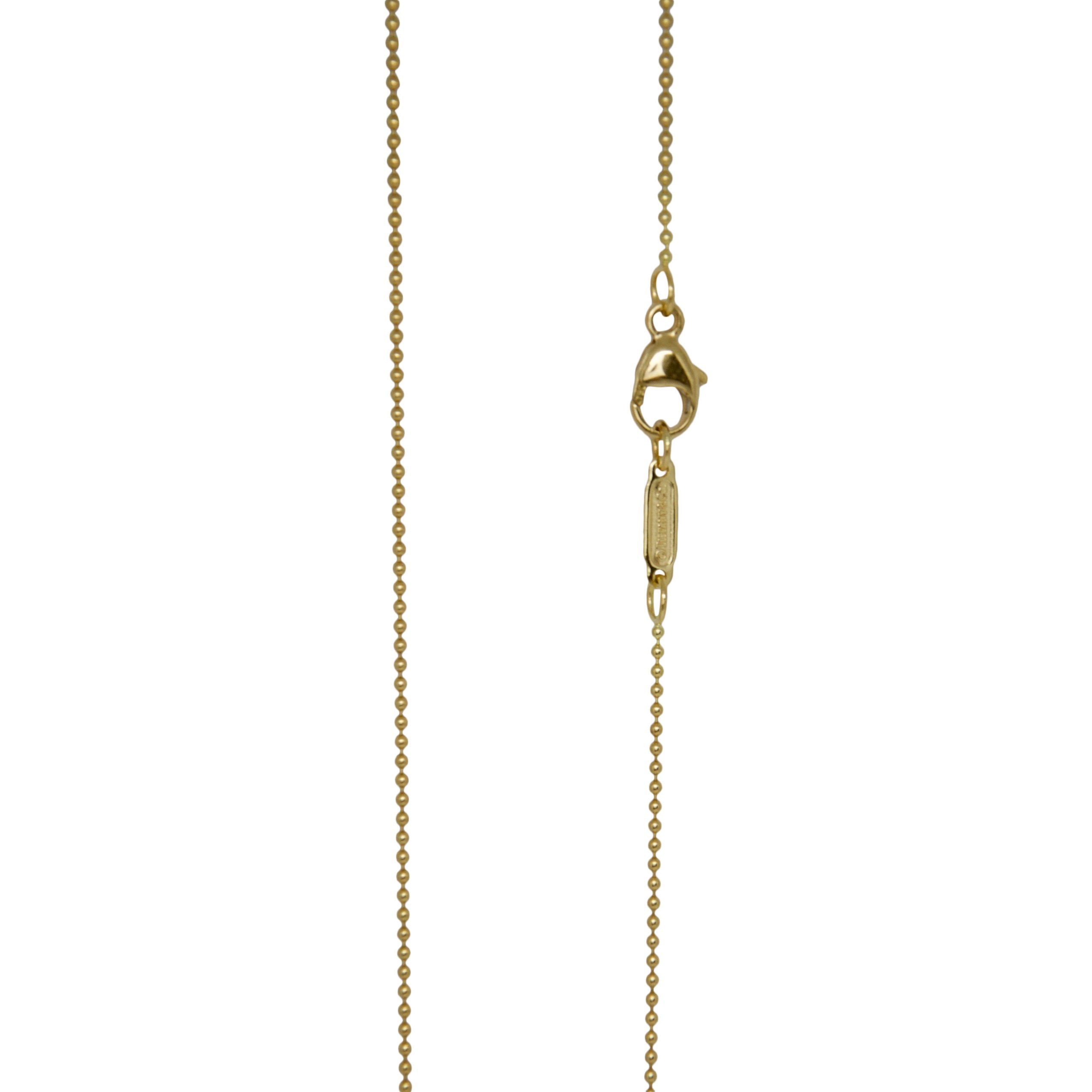Tiffany & Co. Gold Small Beaded Chain