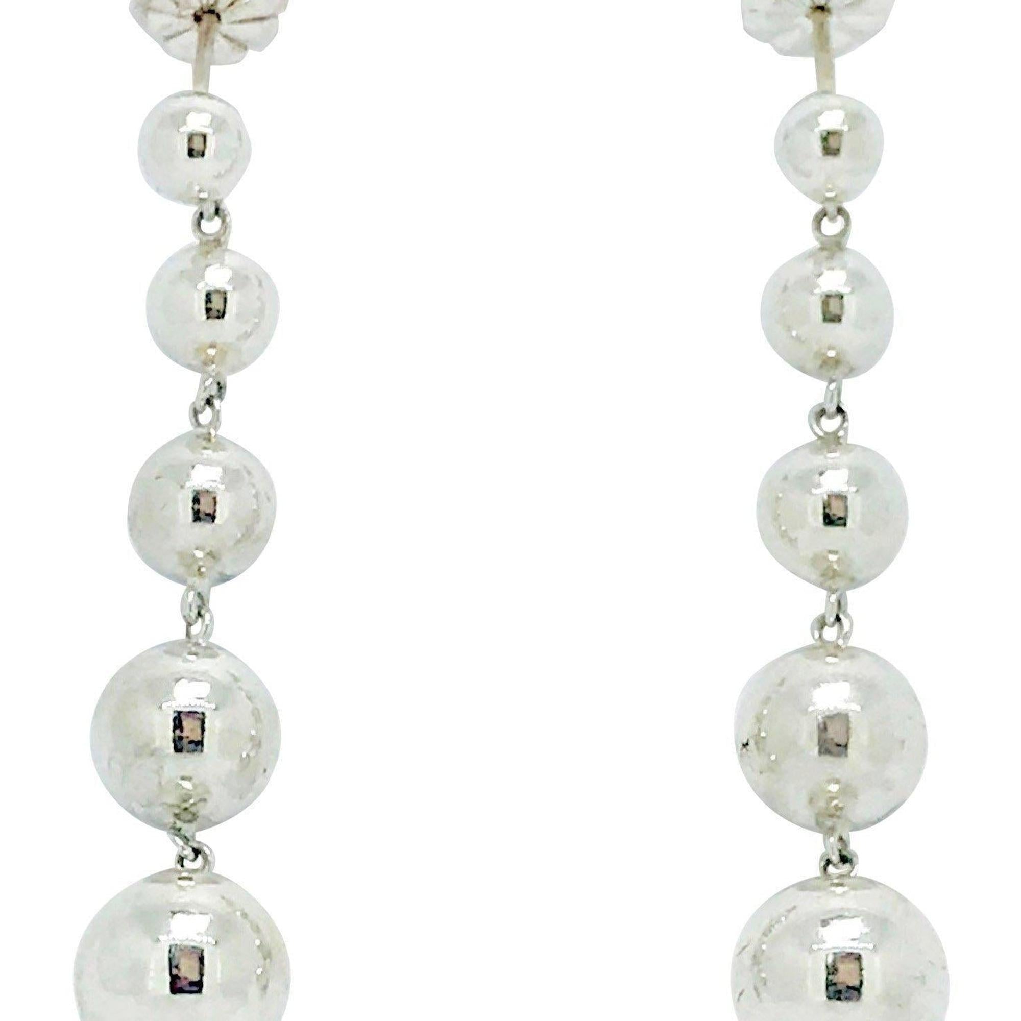 Tiffany & Co. Graduated Bead Earrings