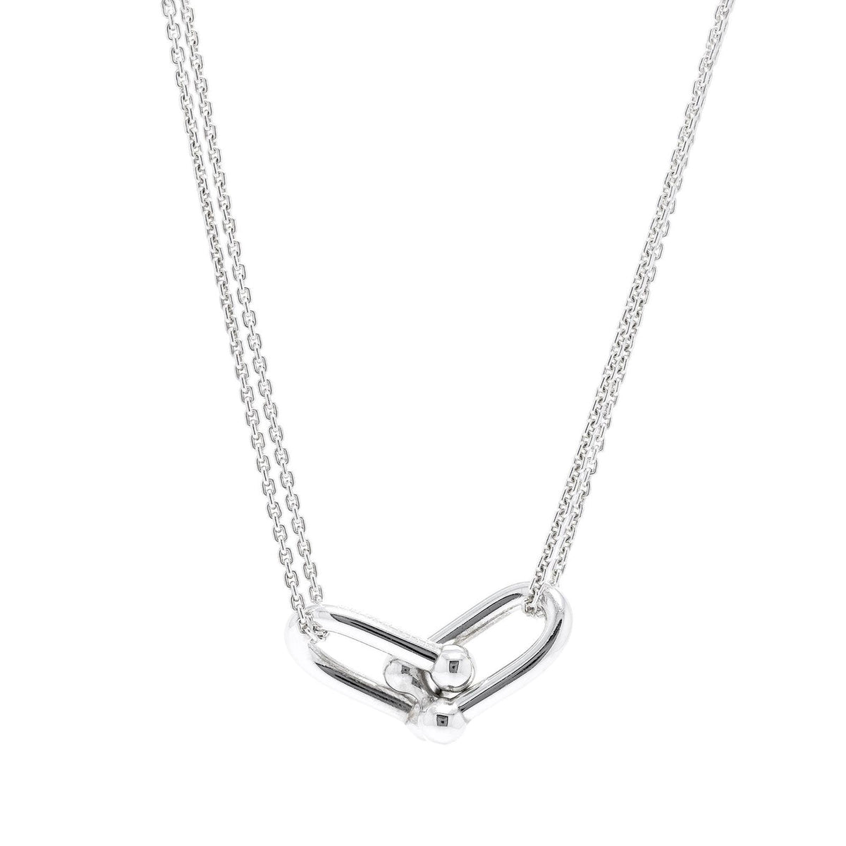 Tiffany & Co. HardWear Double Link Pendant Necklace – OLIVER'S