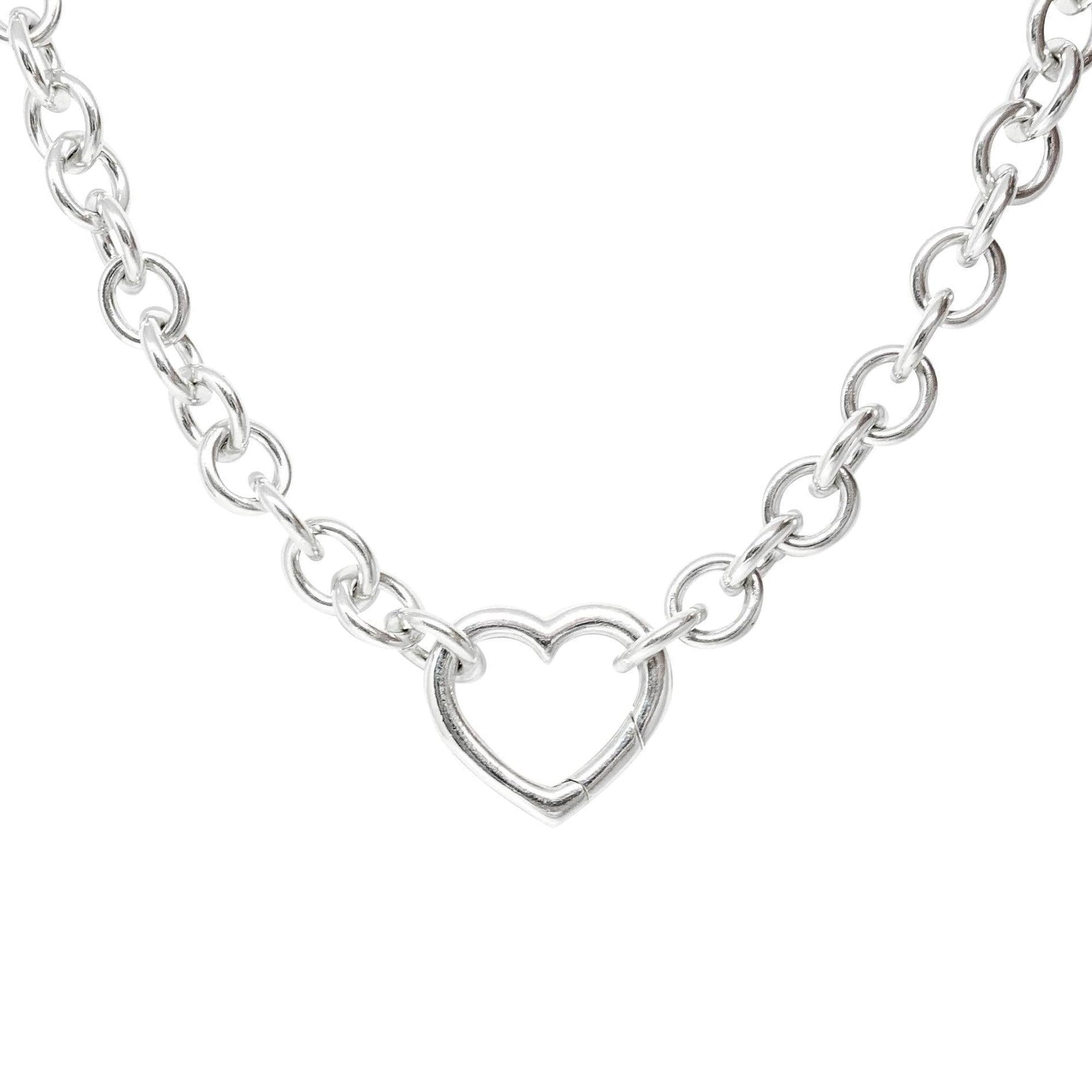 Tiffany & Co. Heart Clasp Link Necklace