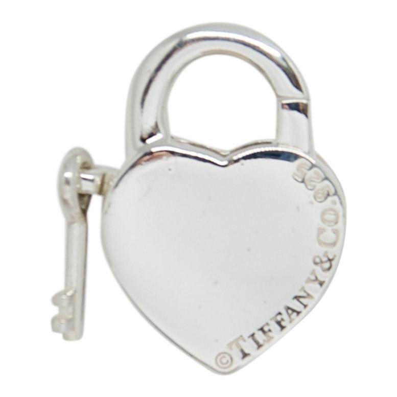 Tiffany & Co. Heart Lock and Key Charm
