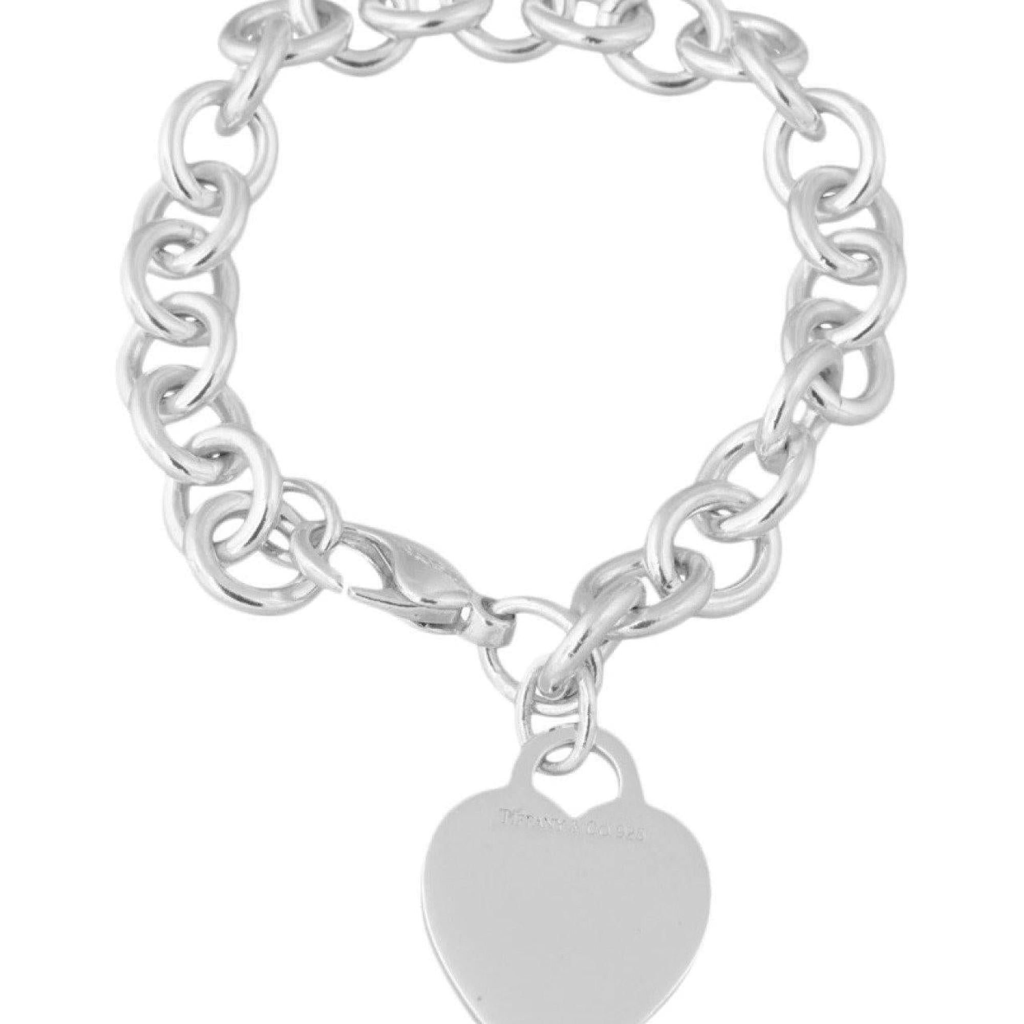 Tiffany & Co. Heart Tag Charm Bracelet