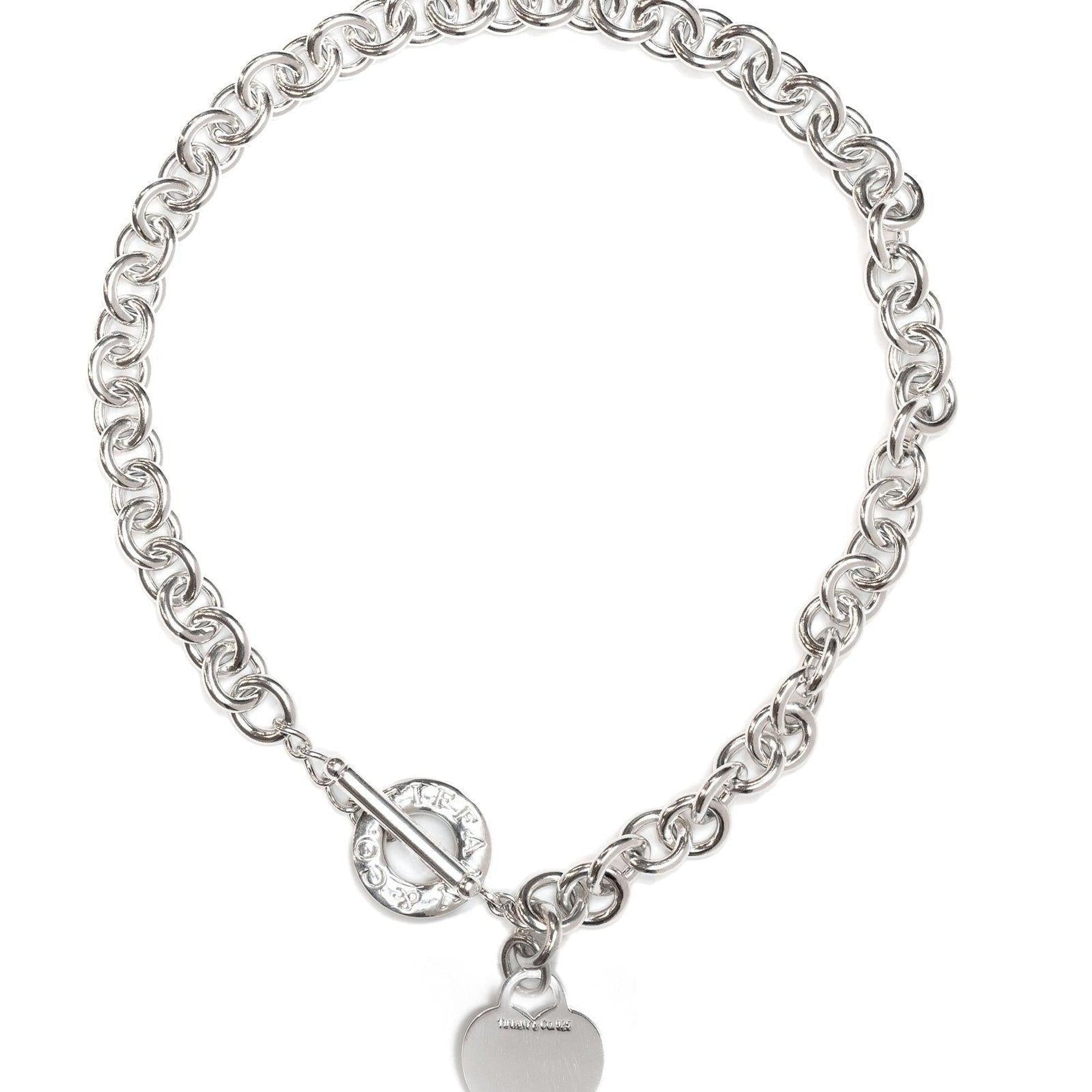 Tiffany & Co. Heart Tag Necklace with Toggle Clasp