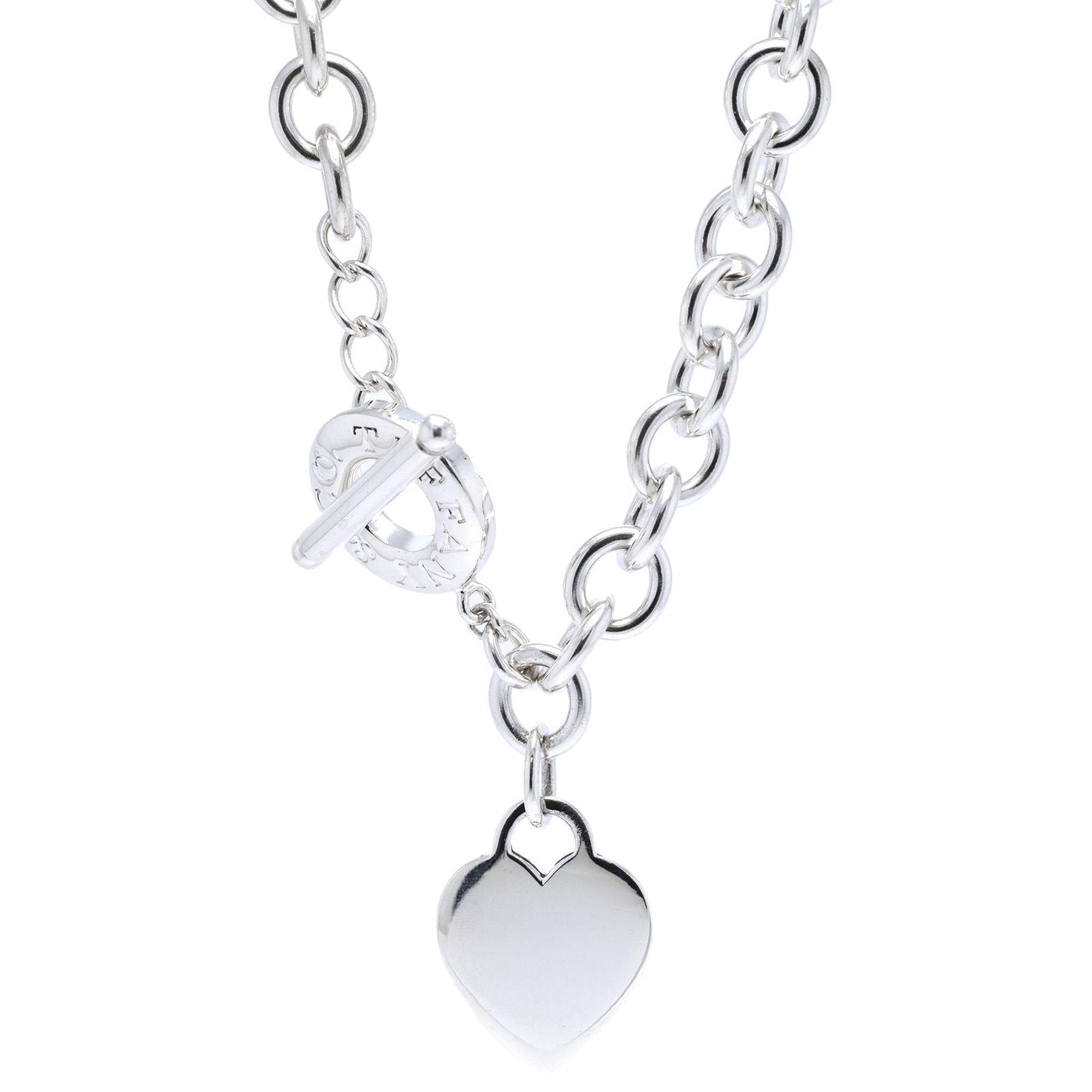 Tiffany & Co. Heart Tag Necklace with Toggle Clasp