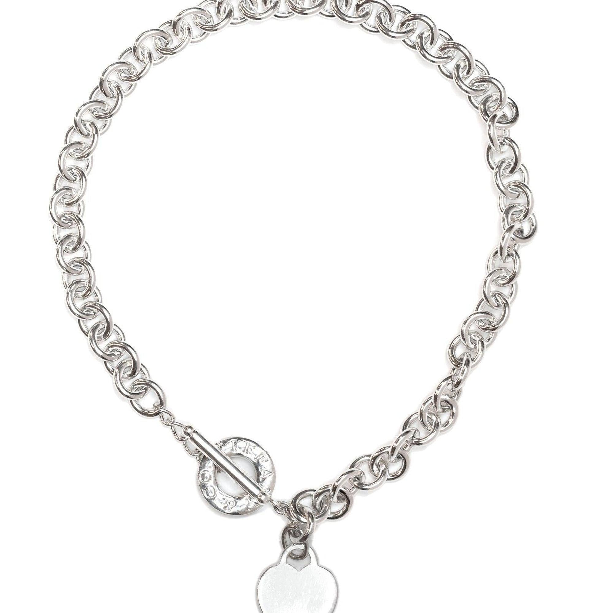 Tiffany & Co. Heart Tag Necklace with Toggle Clasp