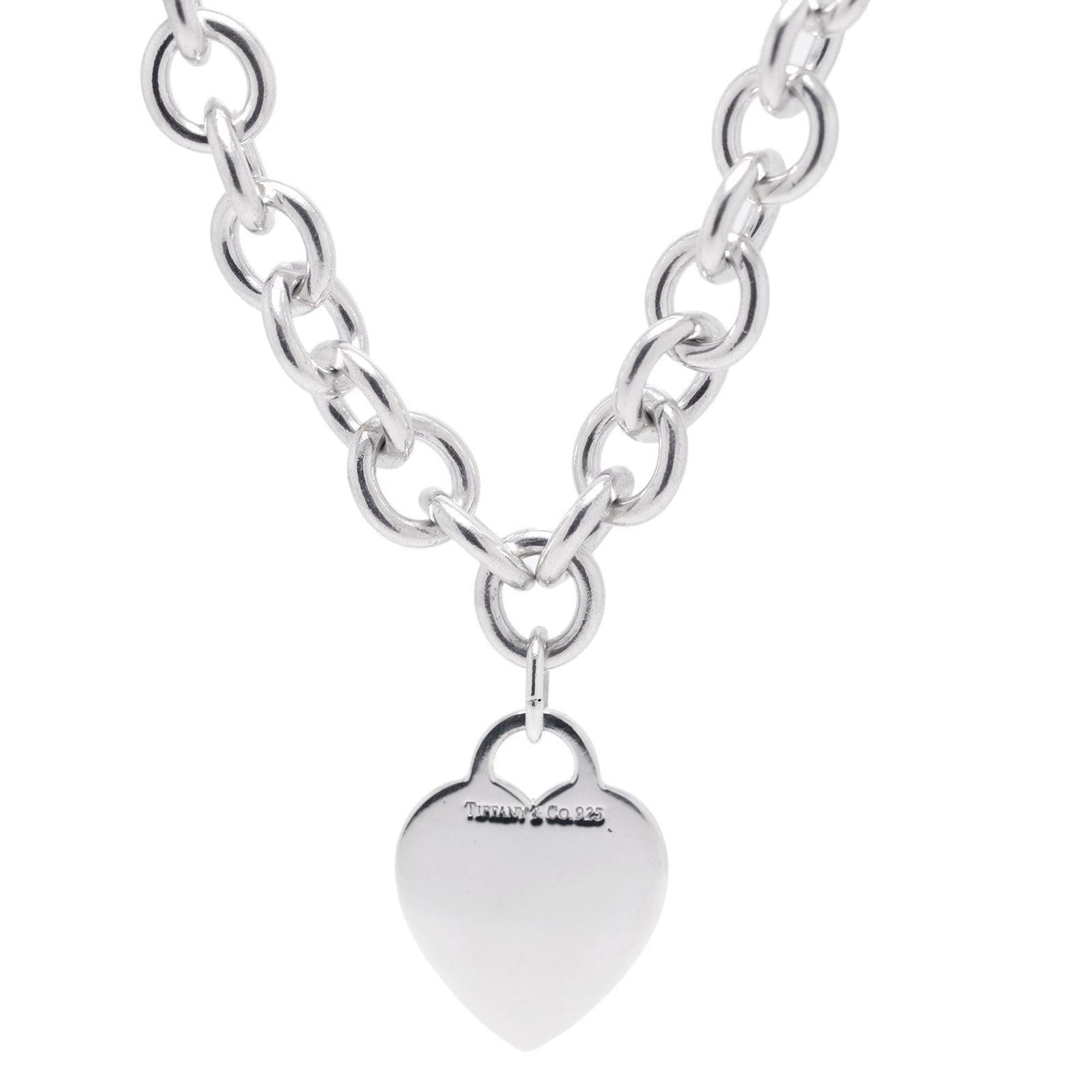 Tiffany & Co. Heart Tag Necklace