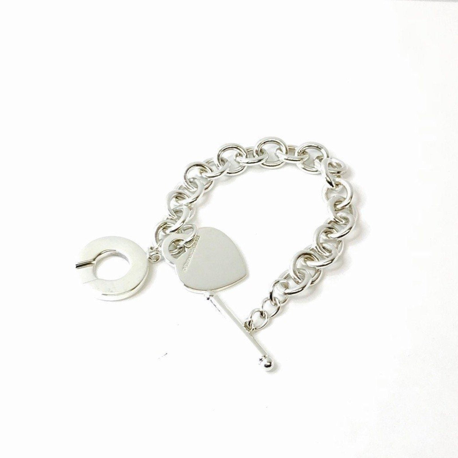 Tiffany & Co. Heart Tag Toggle Bracelet in Sterling Silver