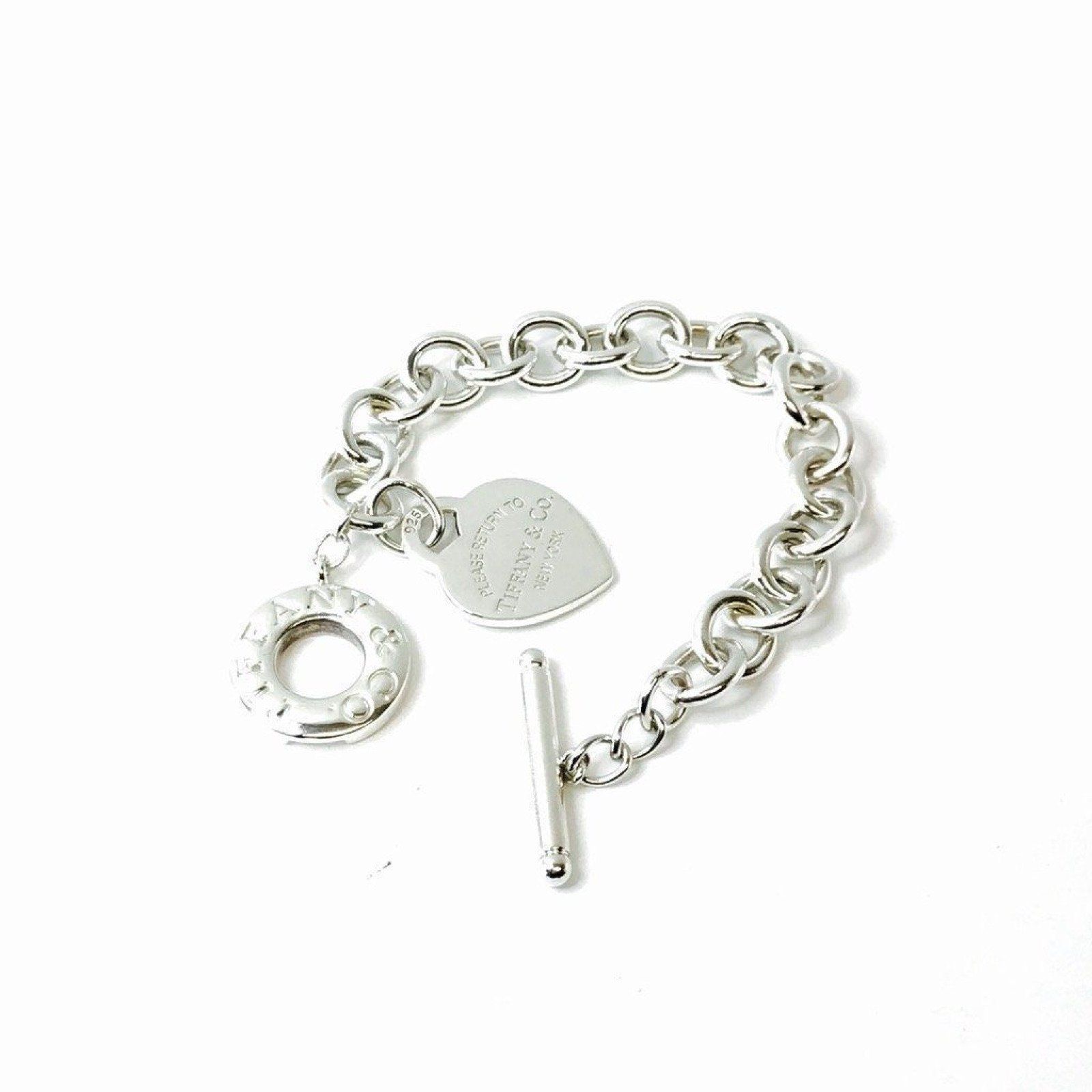 Tiffany & Co. Heart Tag Toggle Bracelet in Sterling Silver