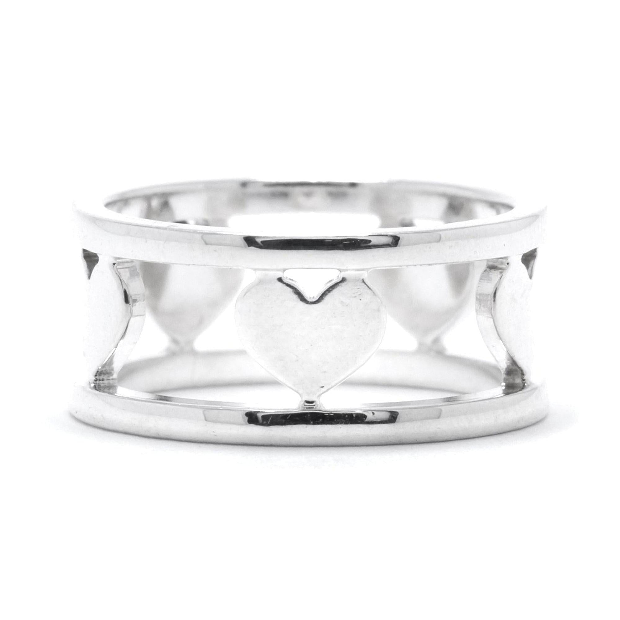 Tiffany & Co. Hearts Open Band Ring