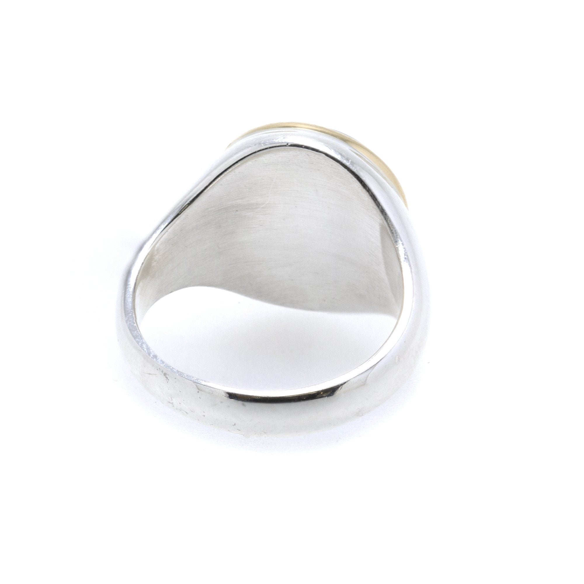 Tiffany & Co. Hematite Two-Tone Cocktail Ring