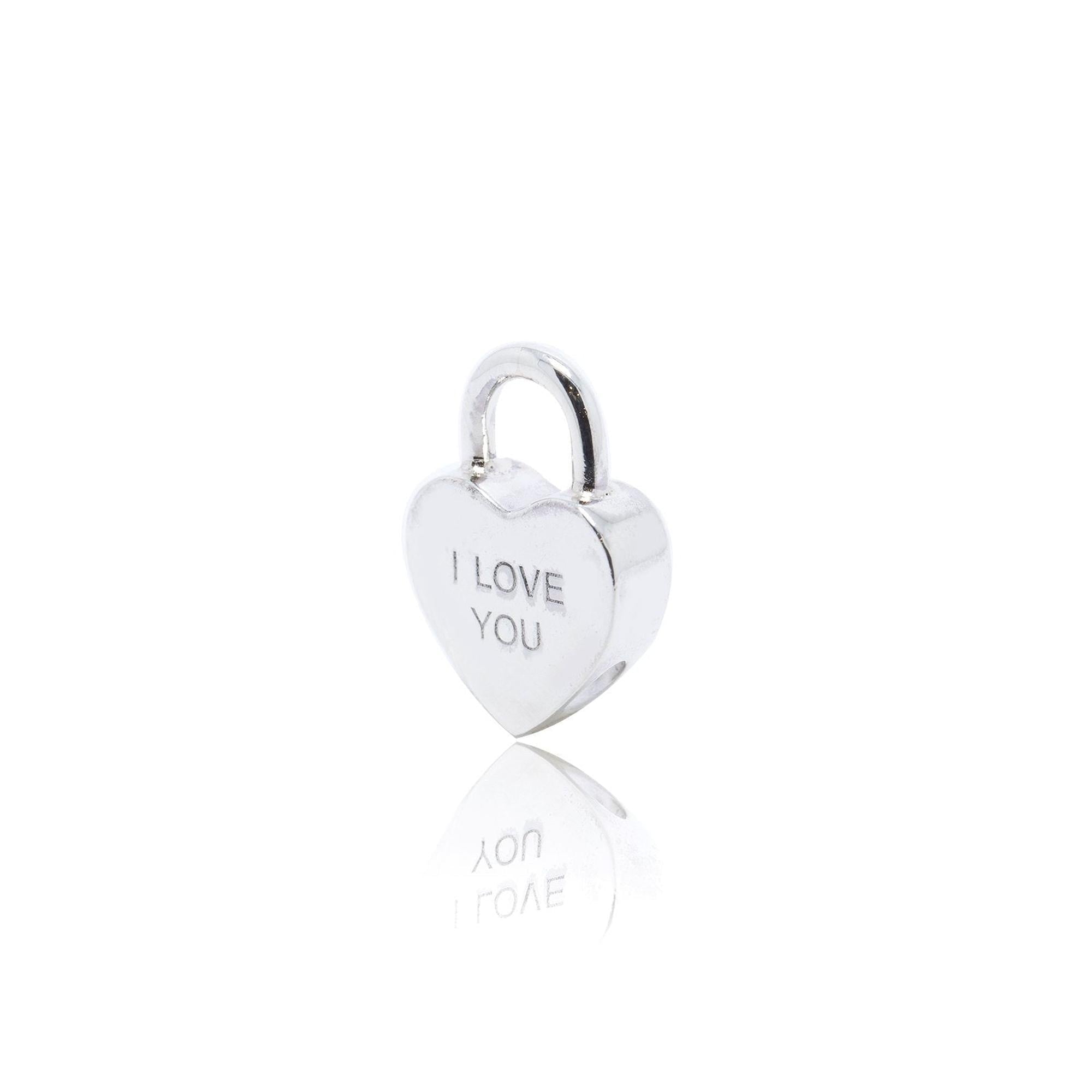 Tiffany & Co. 'I Love You' Heart Lock Charm