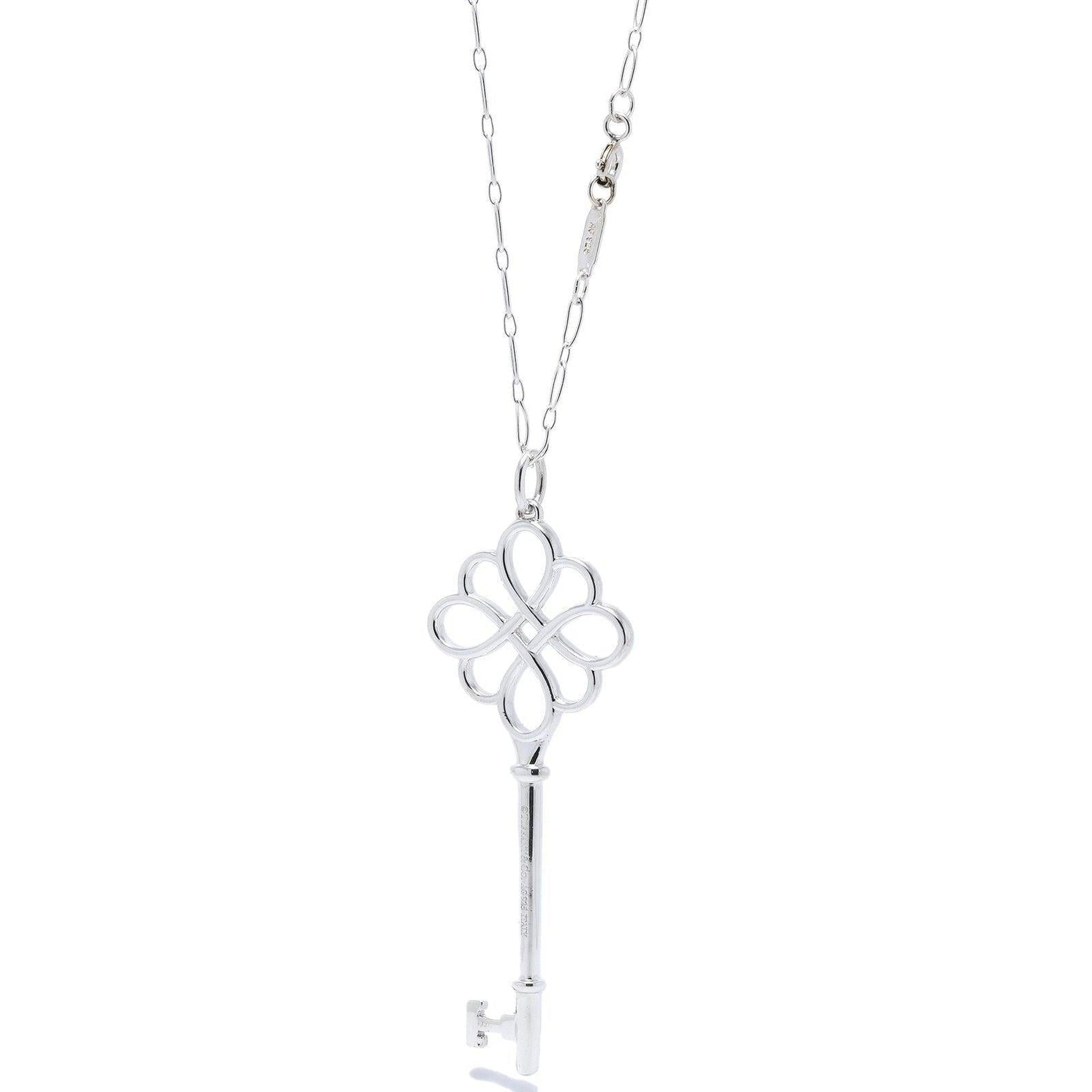 Tiffany & Co. Knot Key Pendant Necklace