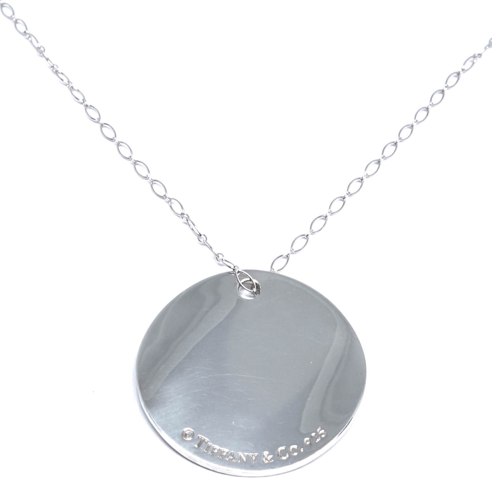 Tiffany & Co. Large Notes Round Pendant Necklace