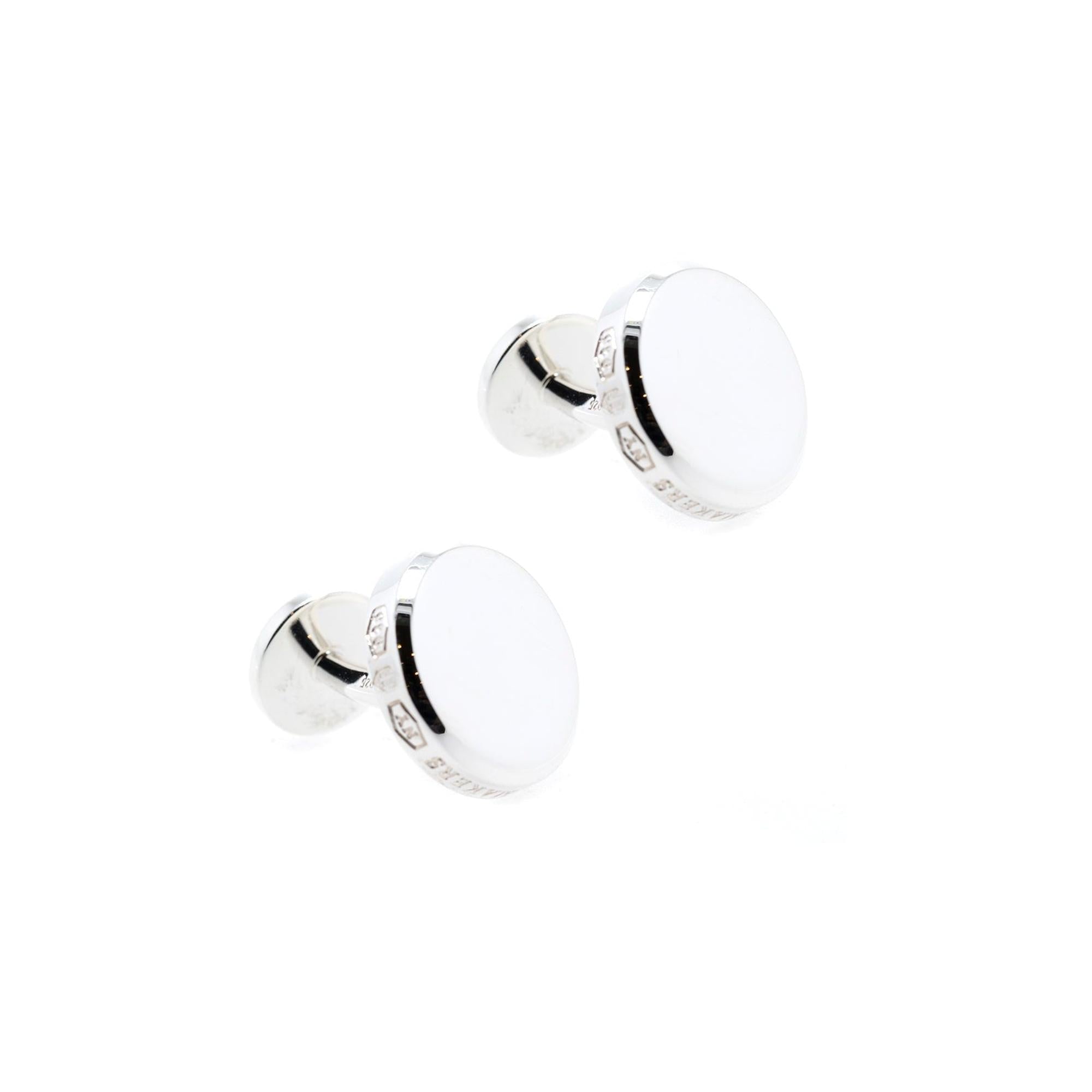 Tiffany & Co. Makers Round Cufflinks