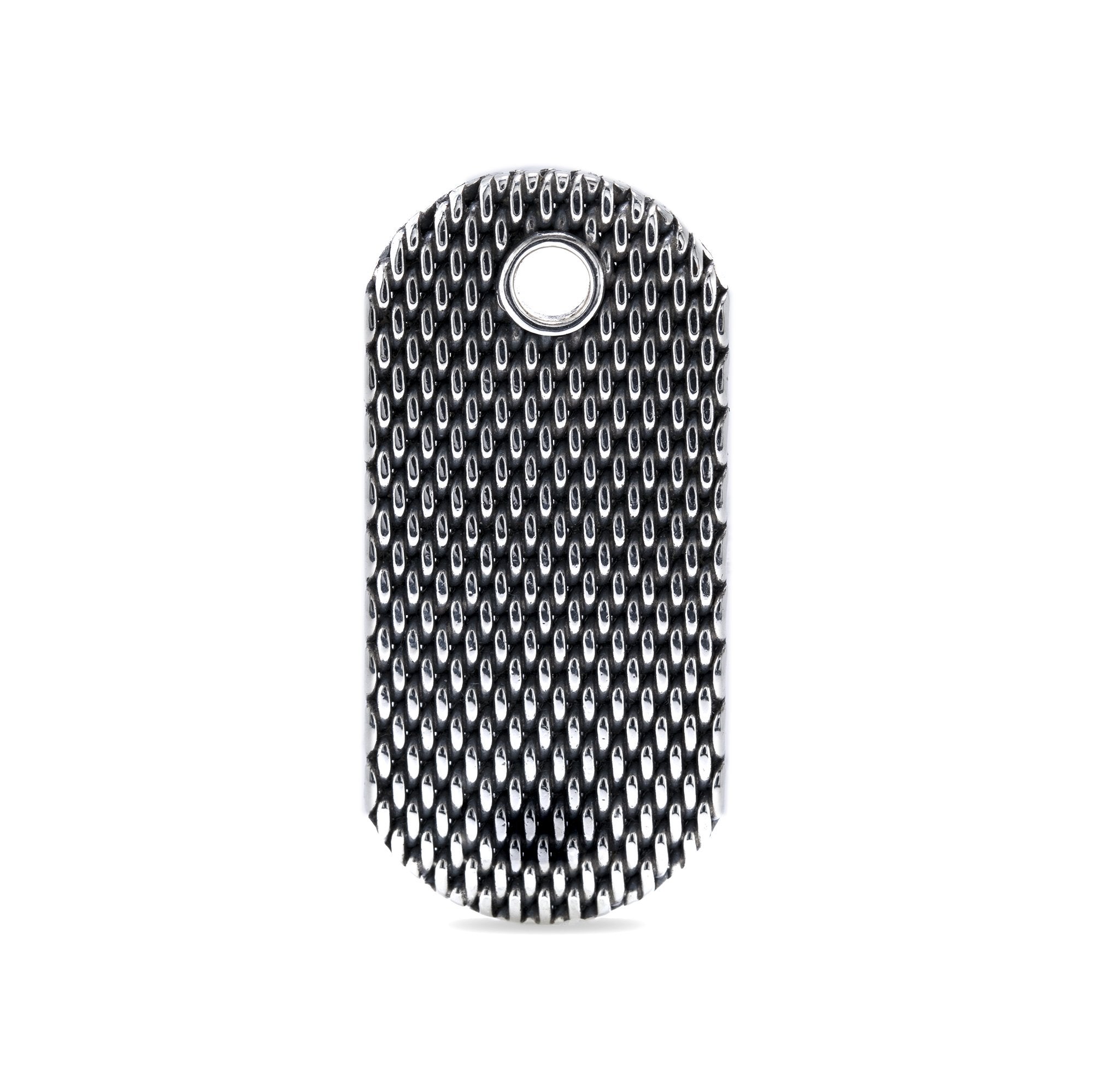 Tiffany & Co. Mesh Dog Tag Pendant