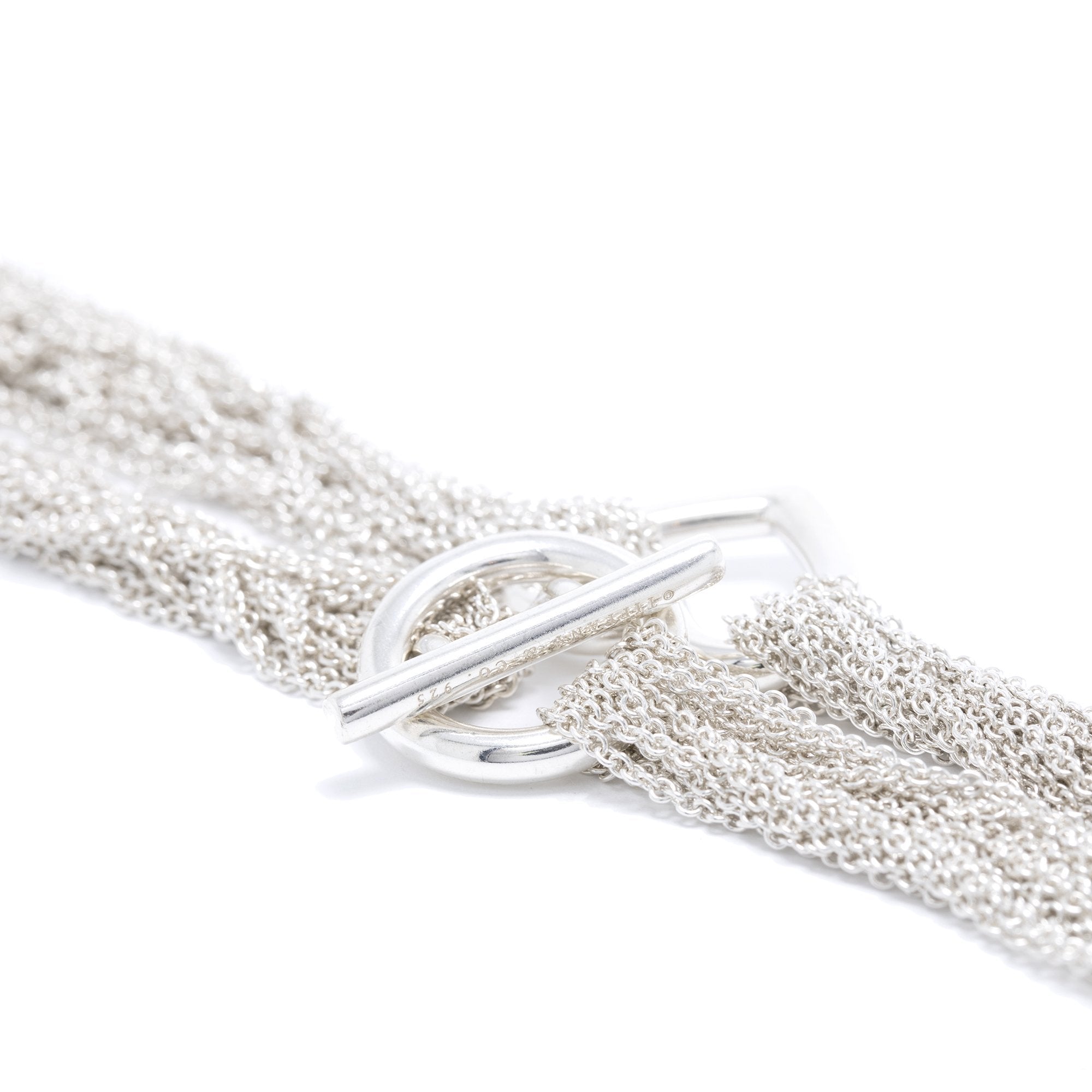 Tiffany & Co. Mesh Heart Necklace