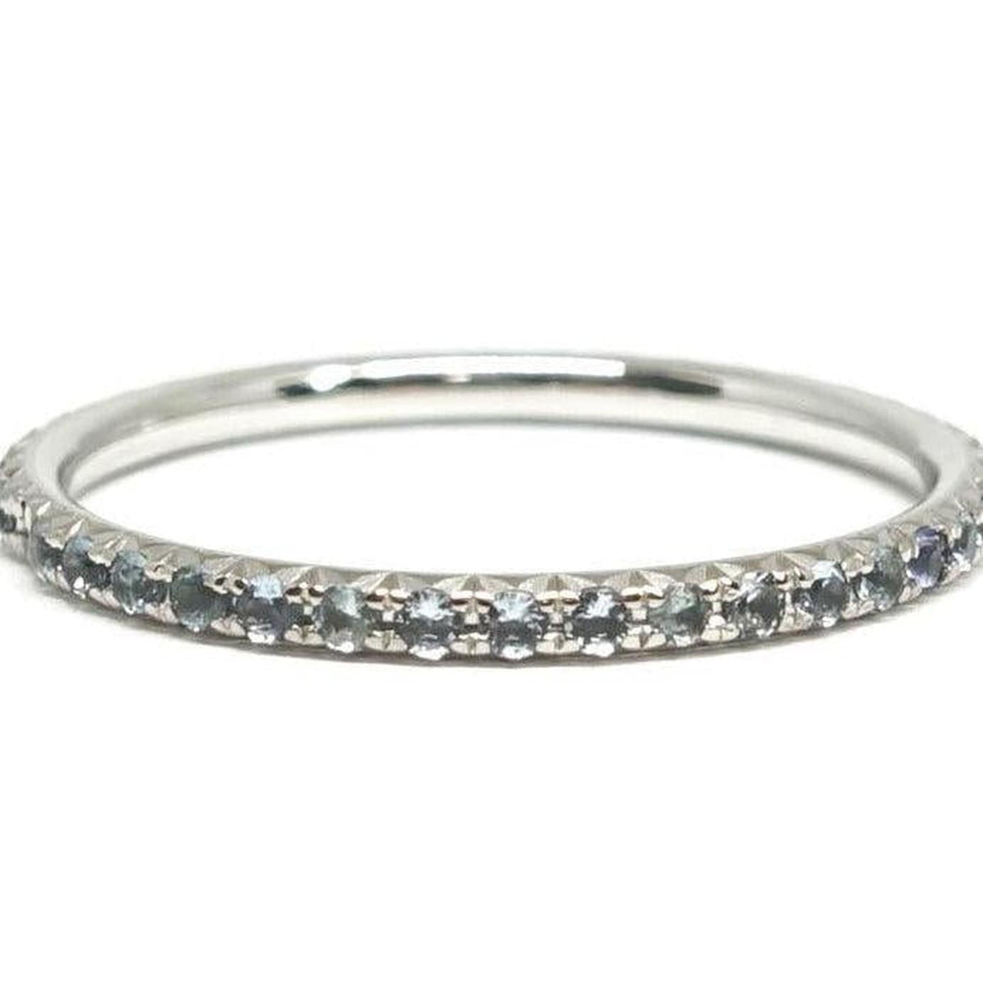 Tiffany & Co. Metro Eternity Band with Aquamarines