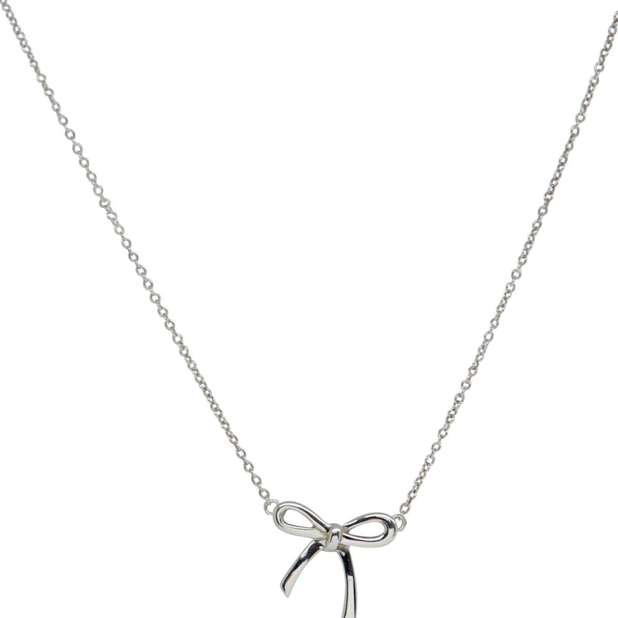 Tiffany & Co. Mini Bow Pendant Necklace