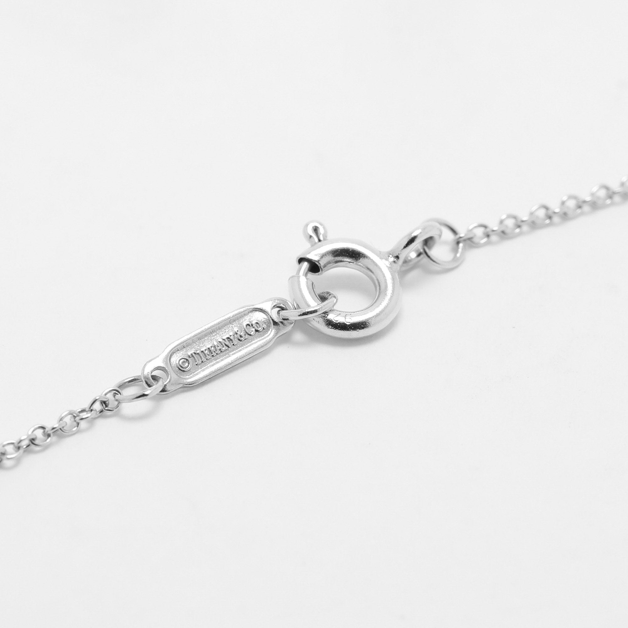 Tiffany & Co. Mini Heart Key Pendant Necklace