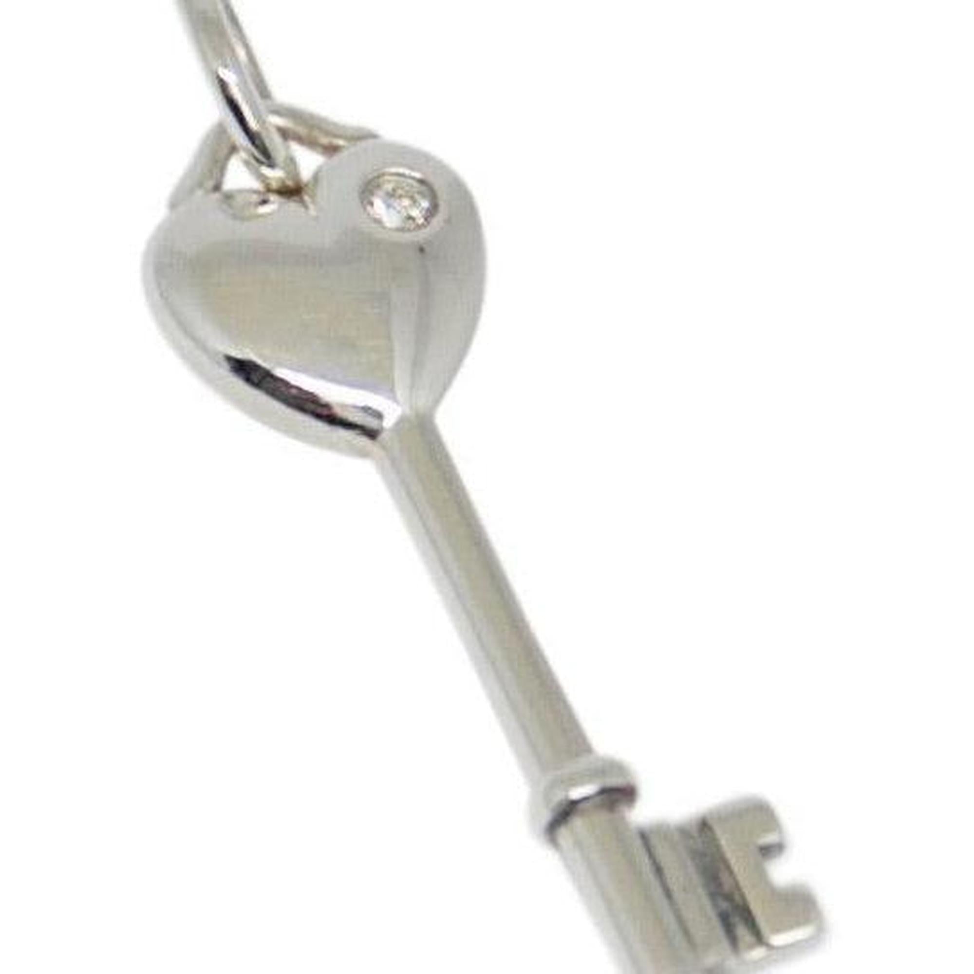 Tiffany & Co. Mini Heart Key Pendant with Diamond