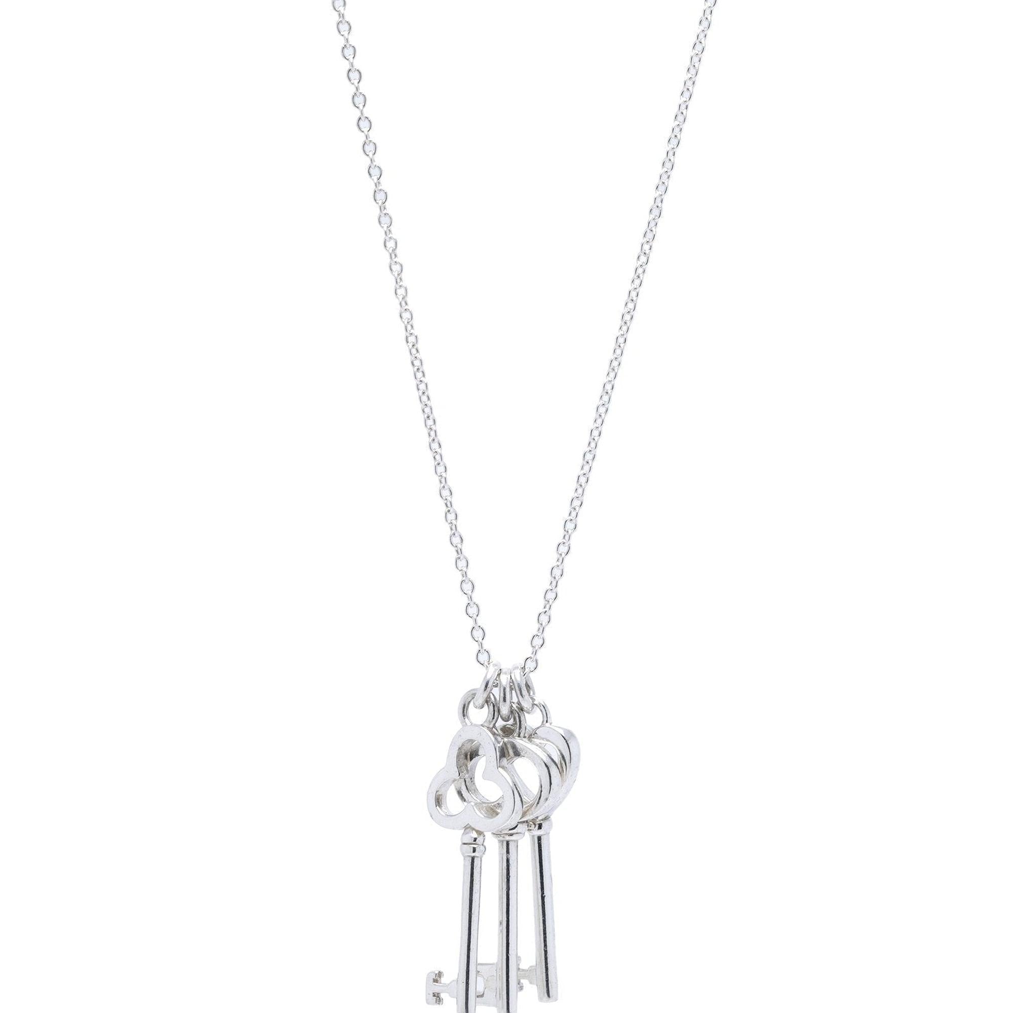 Tiffany & Co. Mini Three-Key Pendant Necklace