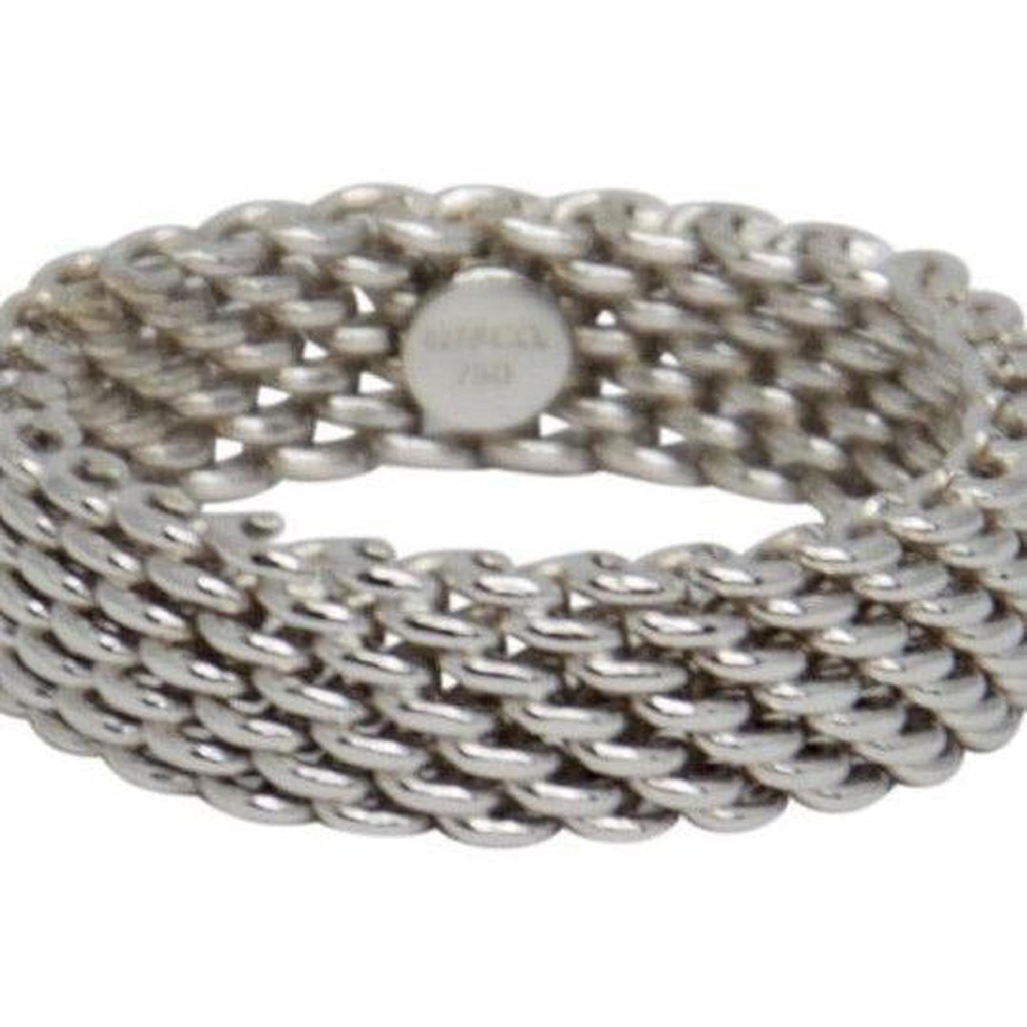 Tiffany & Co. Narrow Somerset Mesh Ring