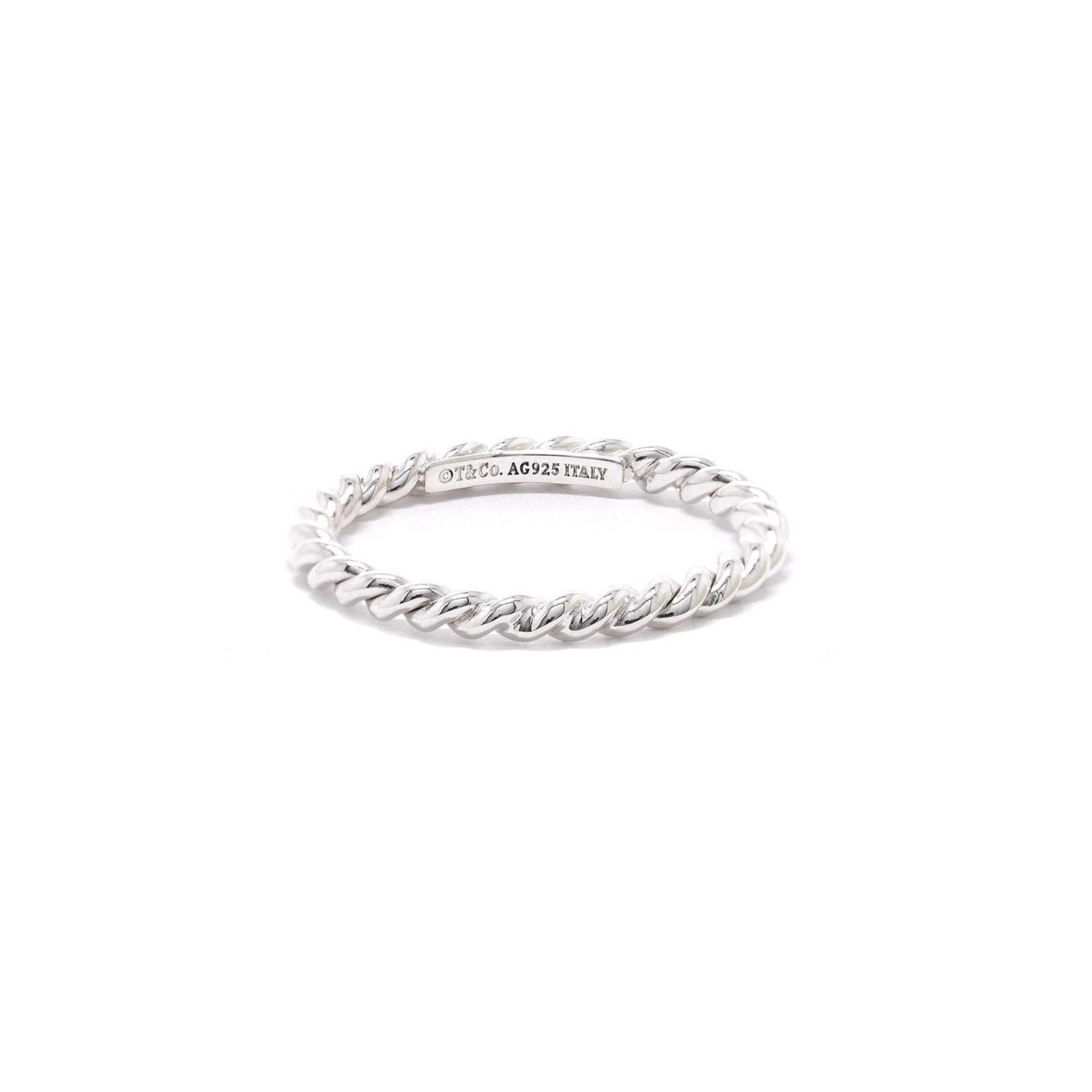 Tiffany & Co. Narrow Twist Ring