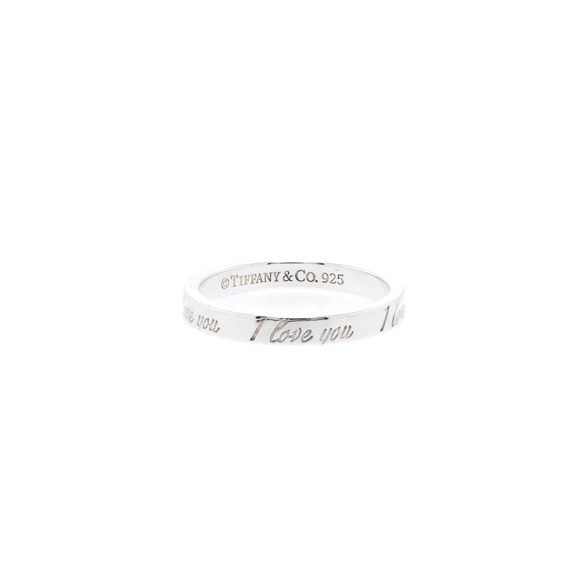 Tiffany & Co. Notes "I Love You" Ring