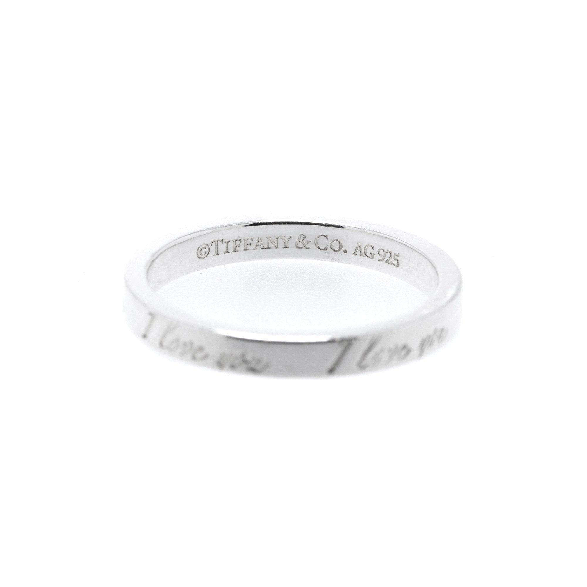 Tiffany & Co. Notes "I Love You" Ring