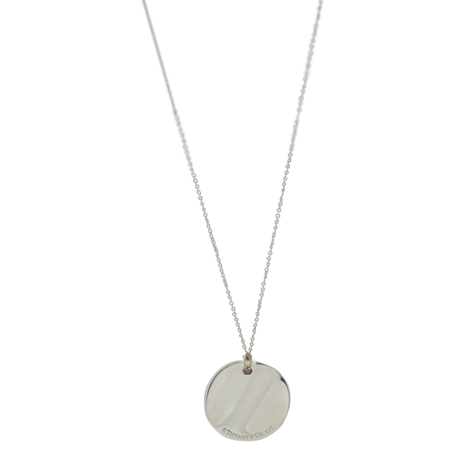 Tiffany & Co. Notes Round Pendant Necklace