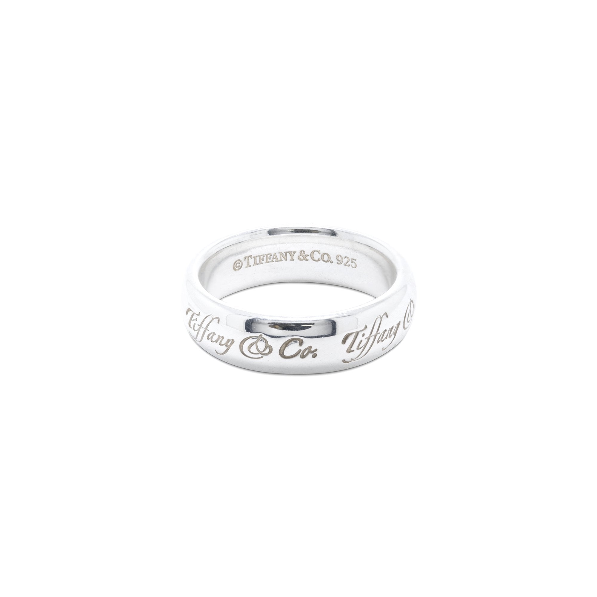 Tiffany & Co. Notes "Tiffany & Co." Band Ring