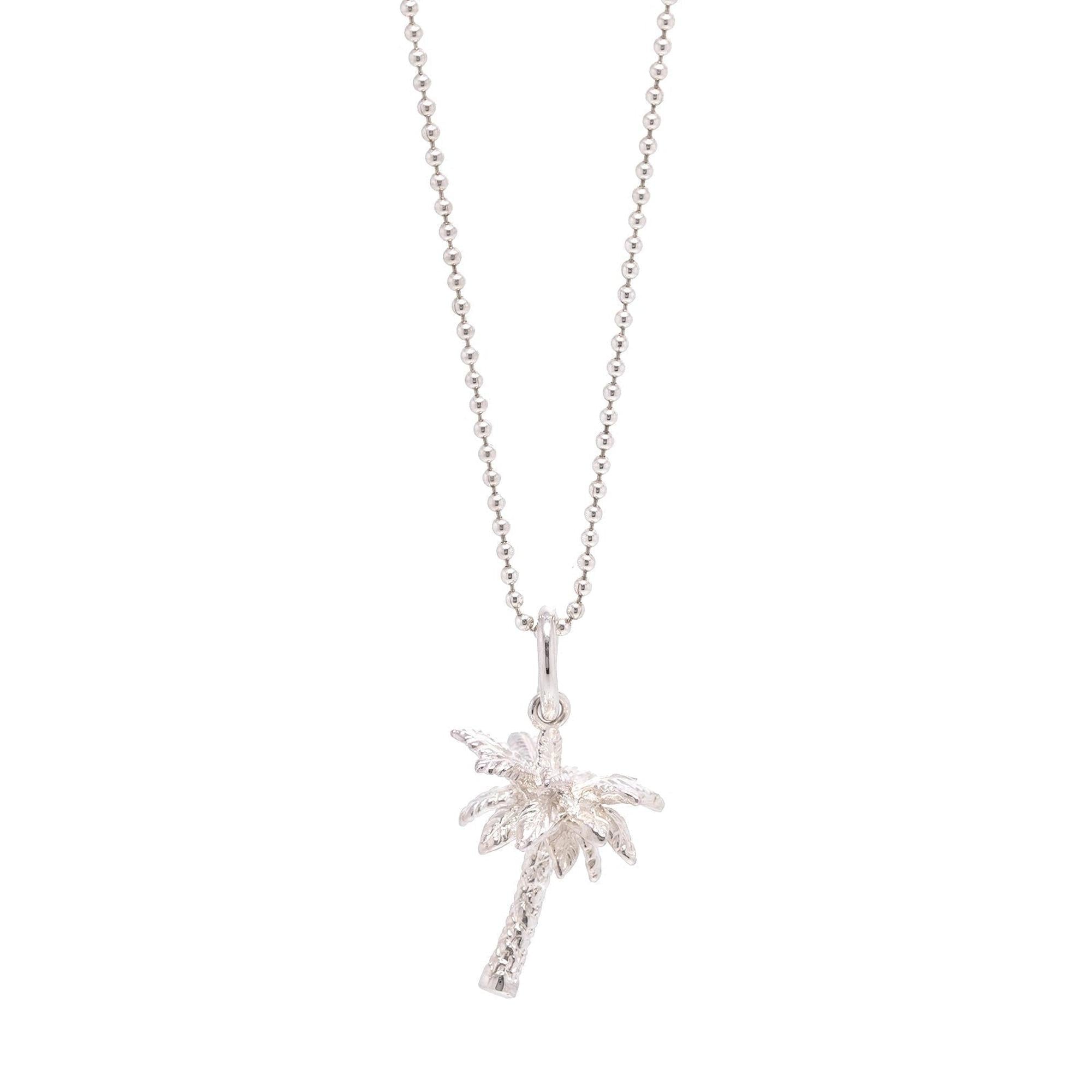 Tiffany & Co. Palm Tree Charm Pendant Necklace