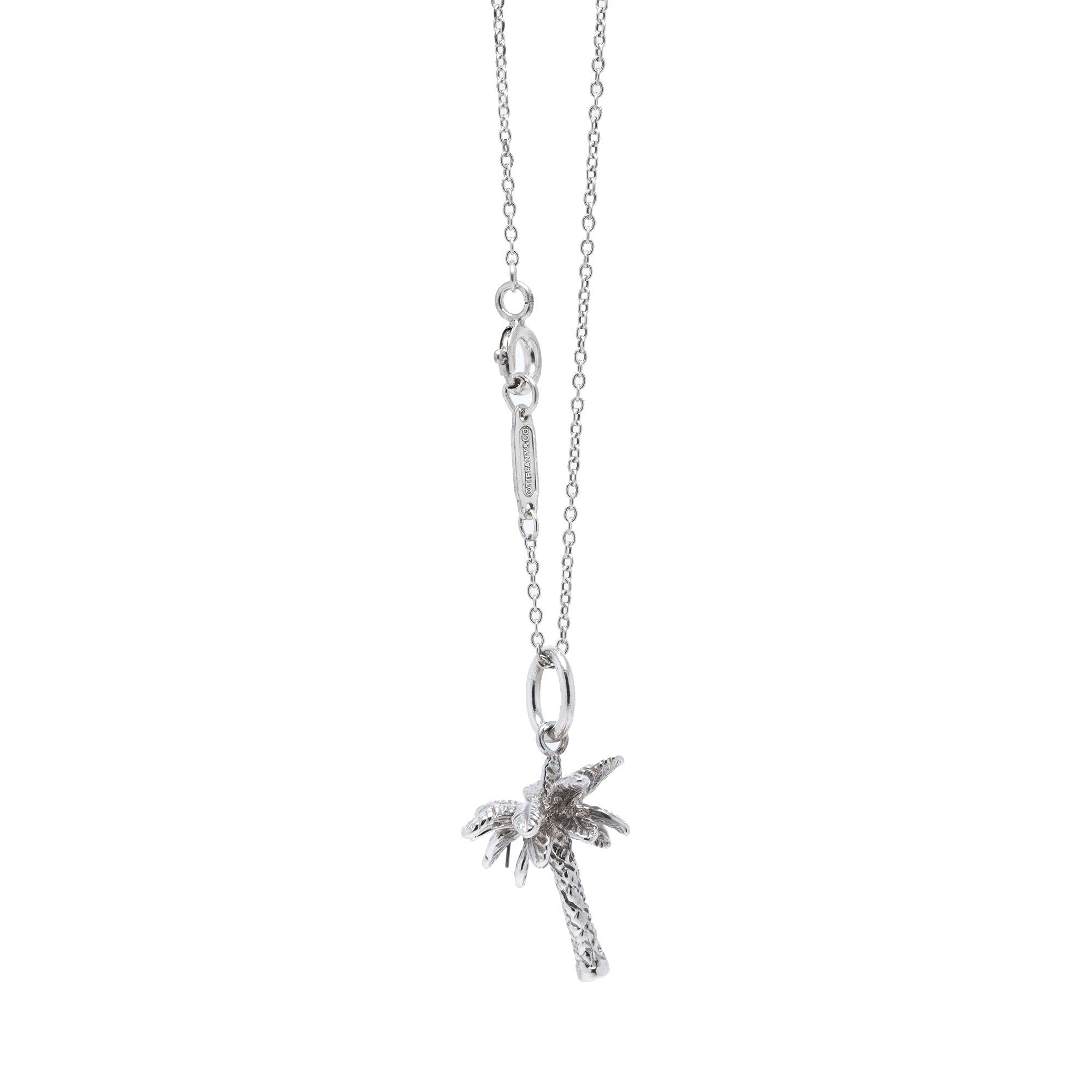 Tiffany & Co. Palm Tree Pendant Necklace