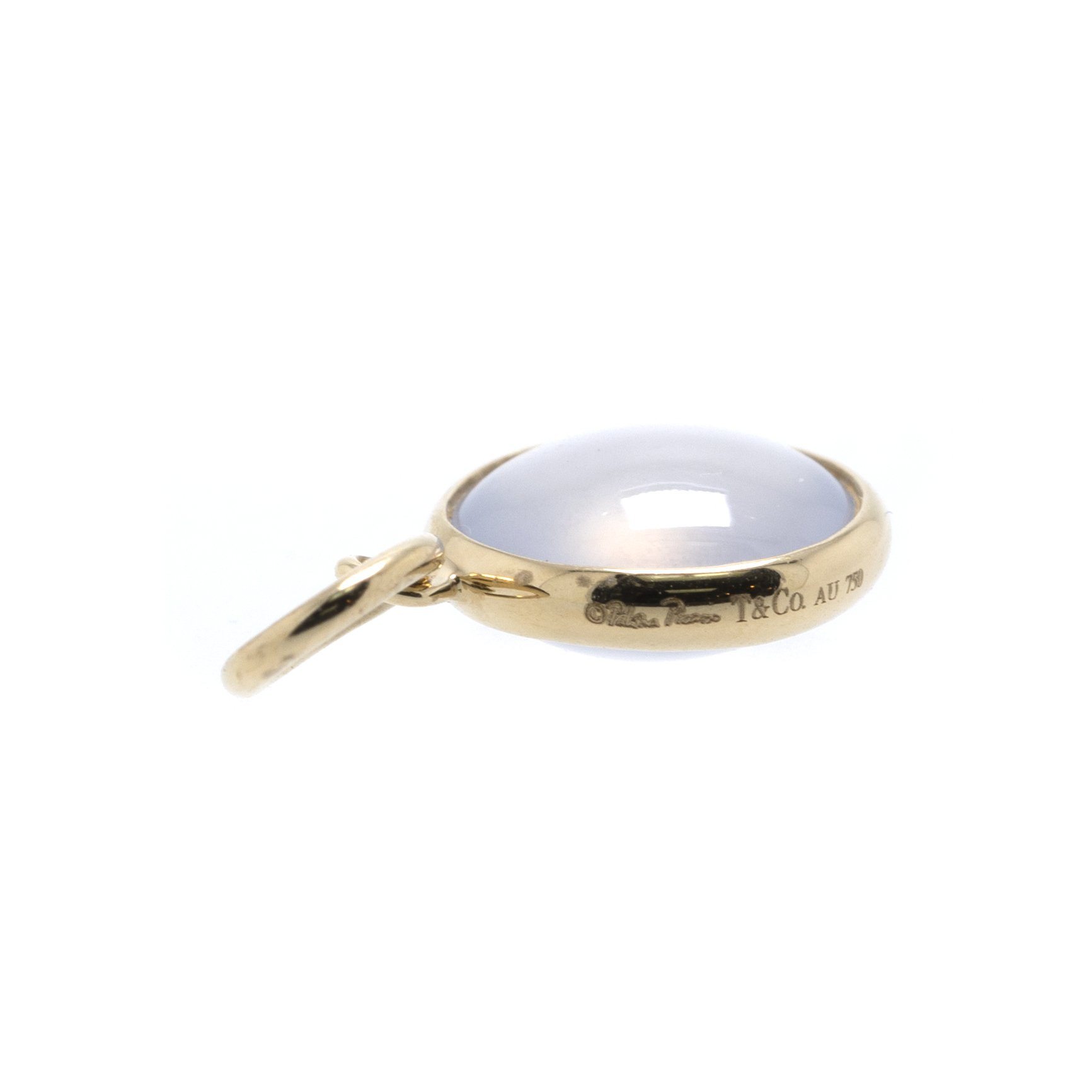 Tiffany & Co. Paloma Picasso 18k Chalcedony Dot Charm
