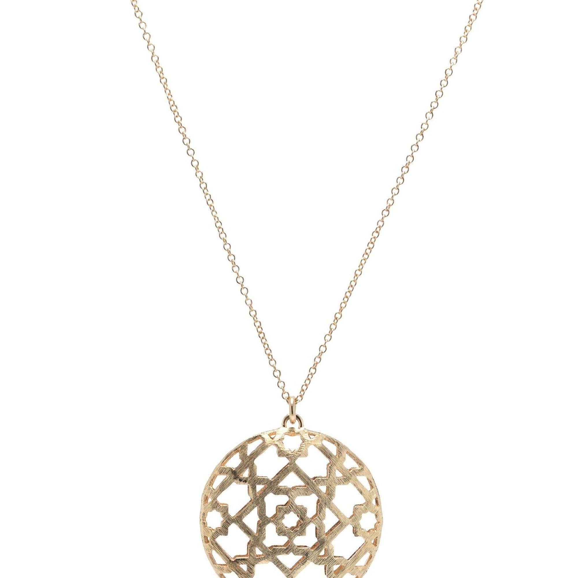 Tiffany & Co. Paloma Picasso 18k Gold Marrakesh Dome Pendant Necklace
