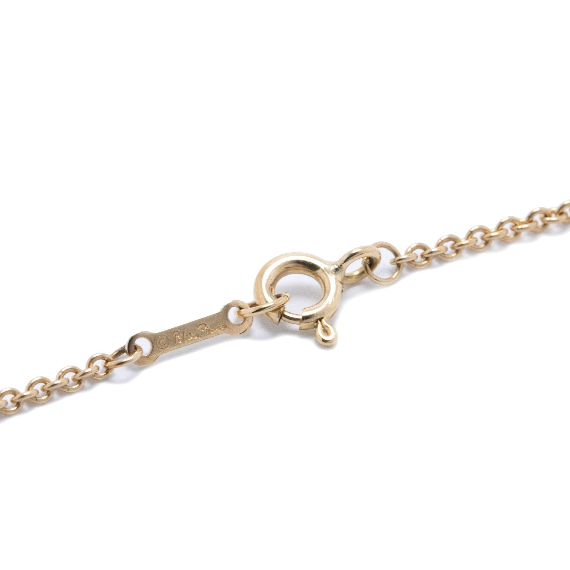 Tiffany & Co. Paloma Picasso 18k Large Zellige Medallion Pendant Necklace