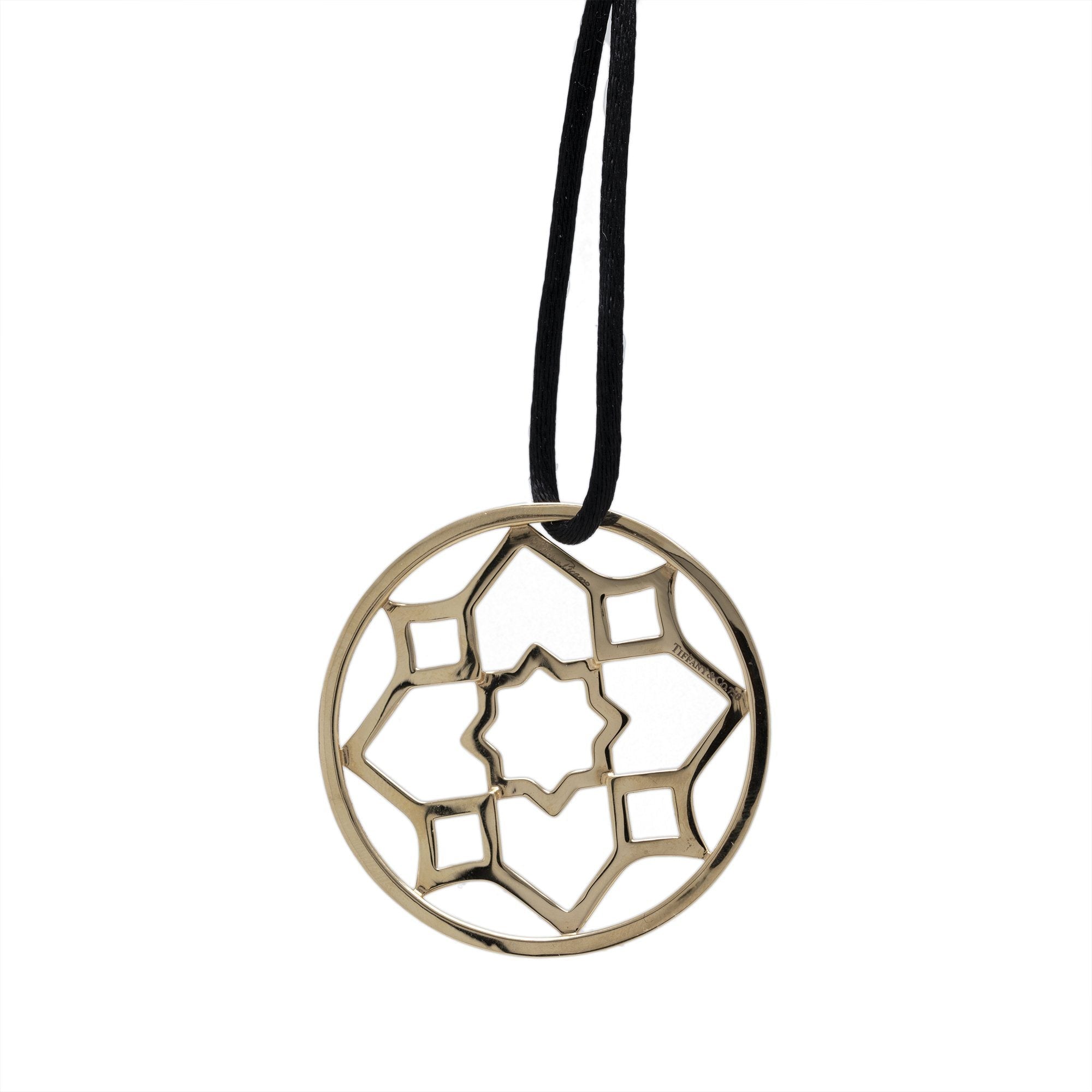 Tiffany & Co. Paloma Picasso 18k Zellige Medallion Pendant Necklace