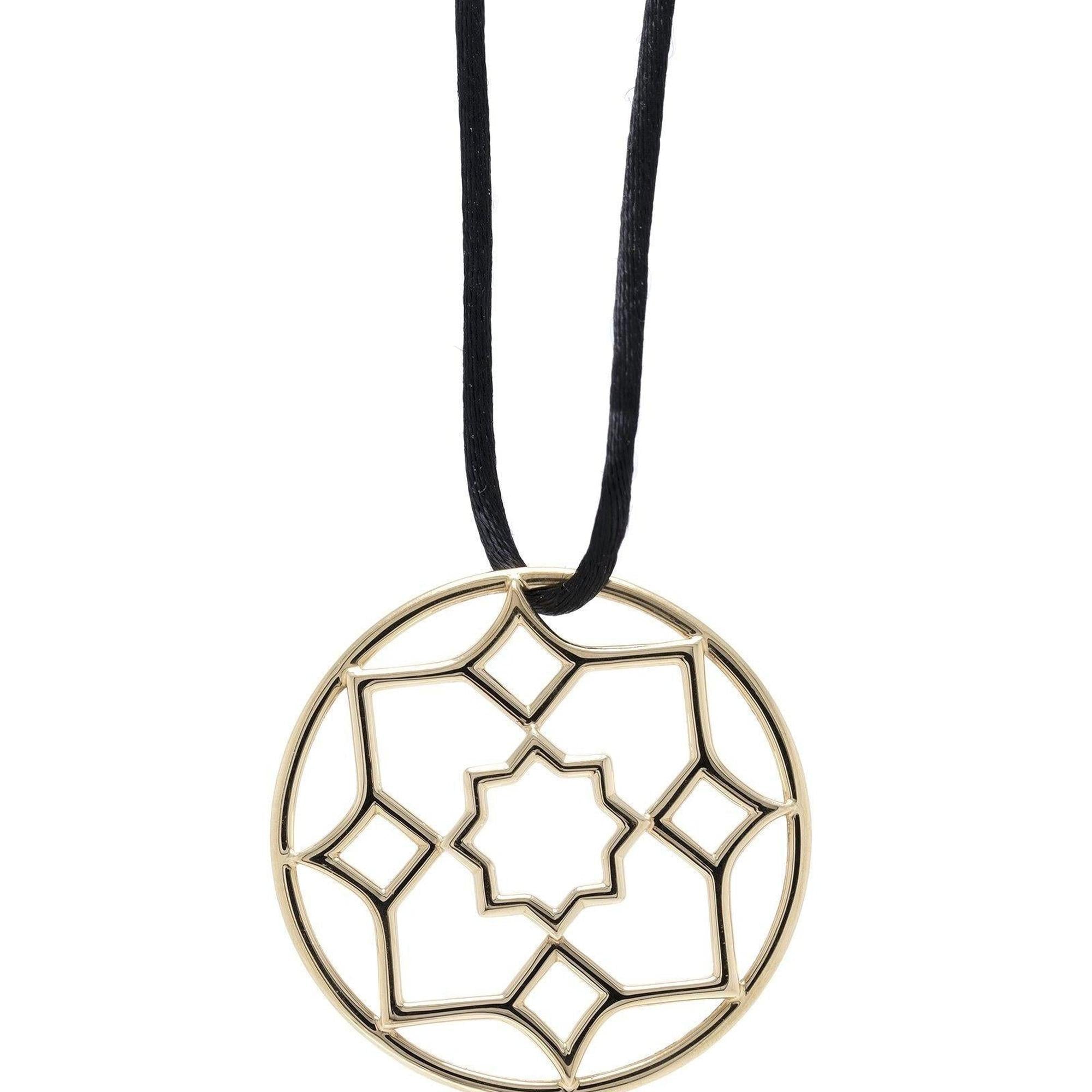 Tiffany & Co. Paloma Picasso 18k Zellige Medallion Pendant Necklace