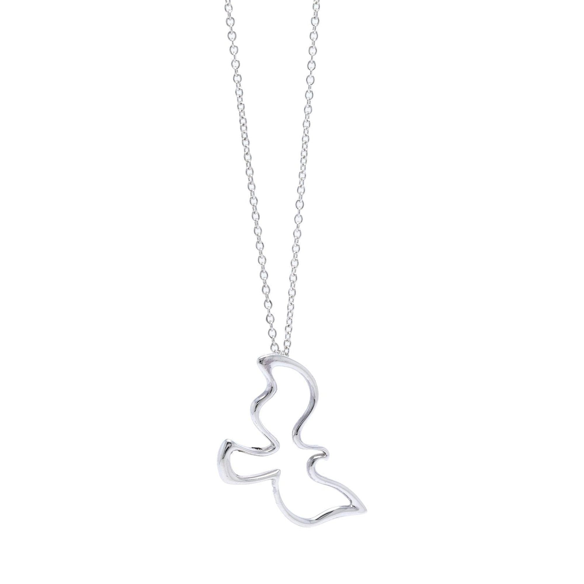 Tiffany & Co. Paloma Picasso Dove Pendant Necklace