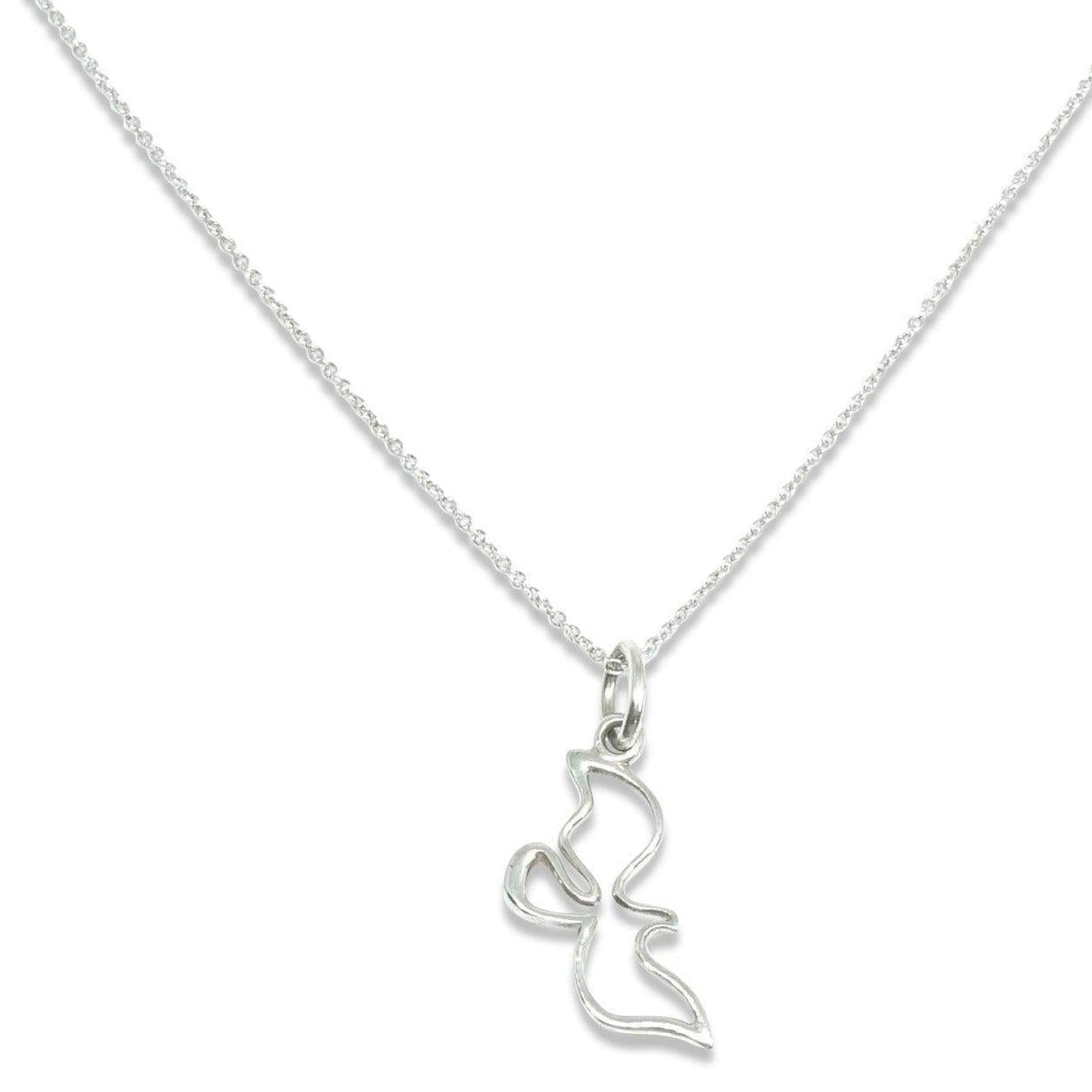 Tiffany & Co. Paloma Picasso Dove Pendant Necklace
