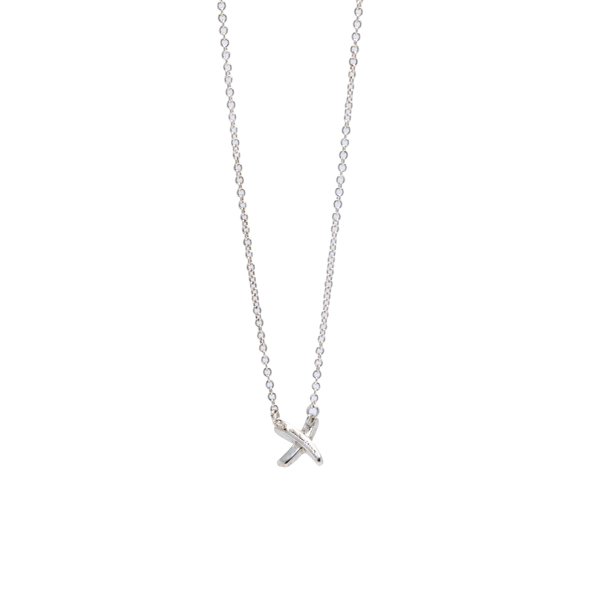 Tiffany & Co. Paloma Picasso Graffiti Mini X Pendant Necklace