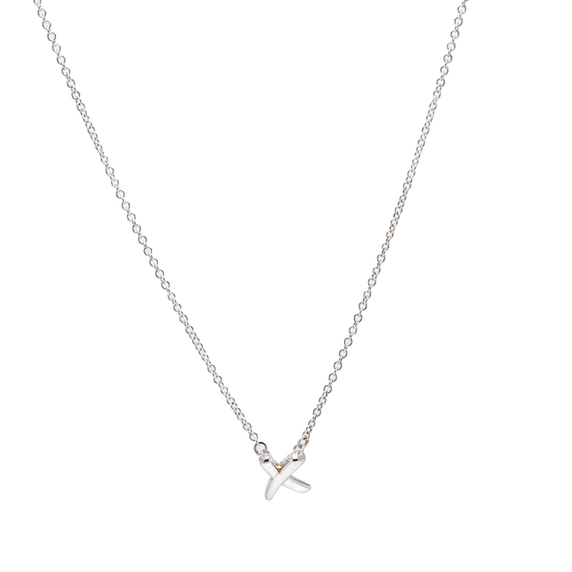 Tiffany & Co. Paloma Picasso Graffiti Mini X Pendant Necklace