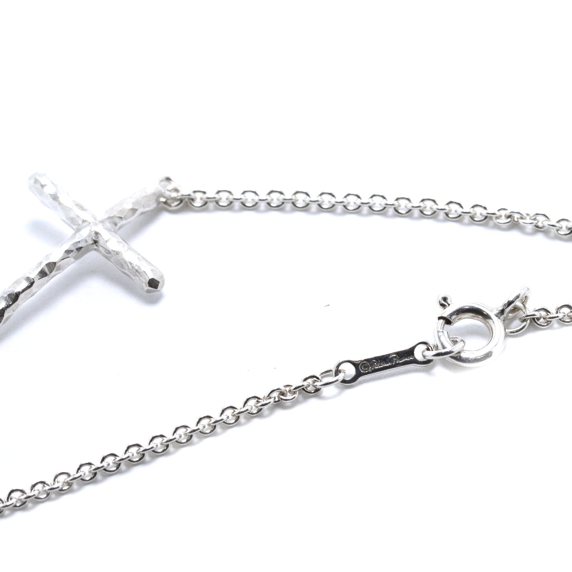 Tiffany & Co. Paloma Picasso Hammered Cross Bracelet