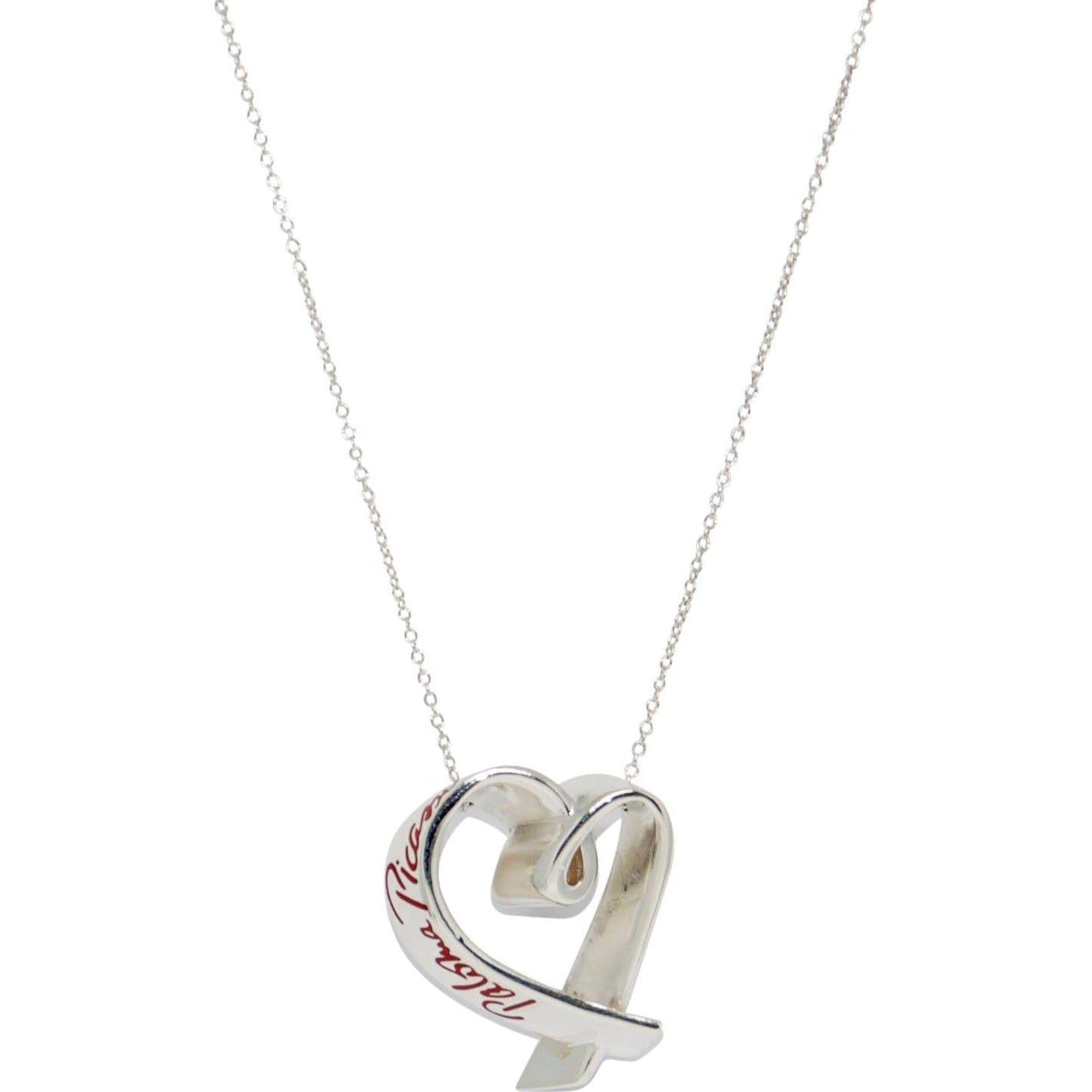 Tiffany & Co. Paloma Picasso Large Loving Heart Pendant Necklace