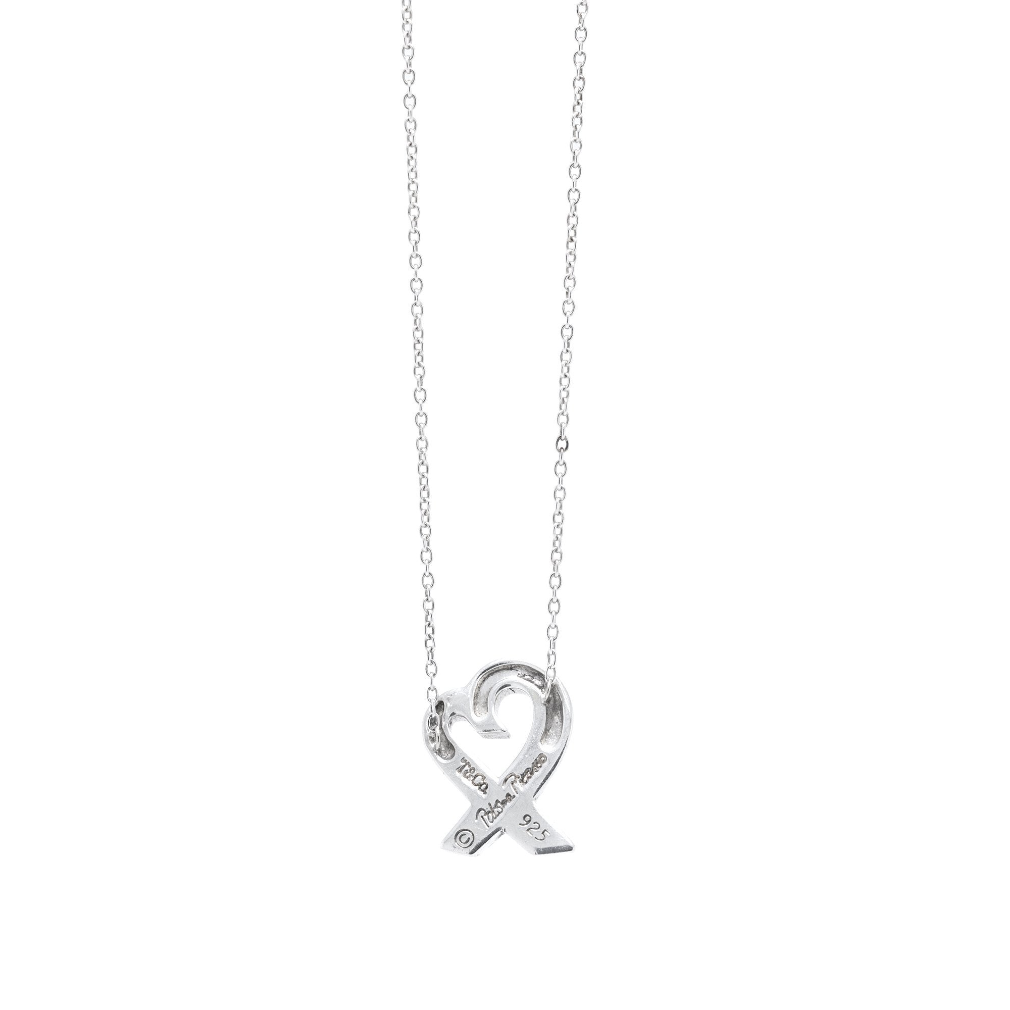 Tiffany & Co. Paloma Picasso Loving Heart Pendant Necklace