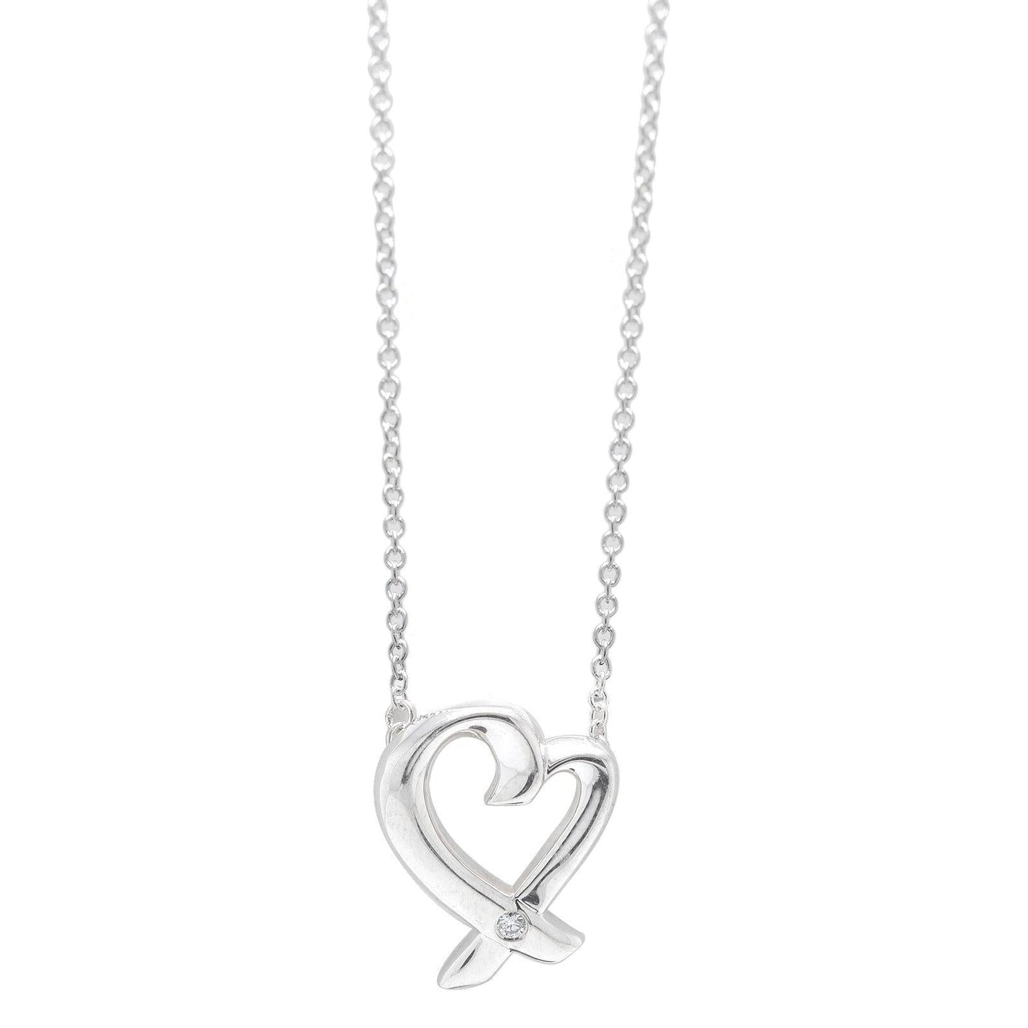 Tiffany & Co. Paloma Picasso Loving Heart Pendant Necklace with Diamond