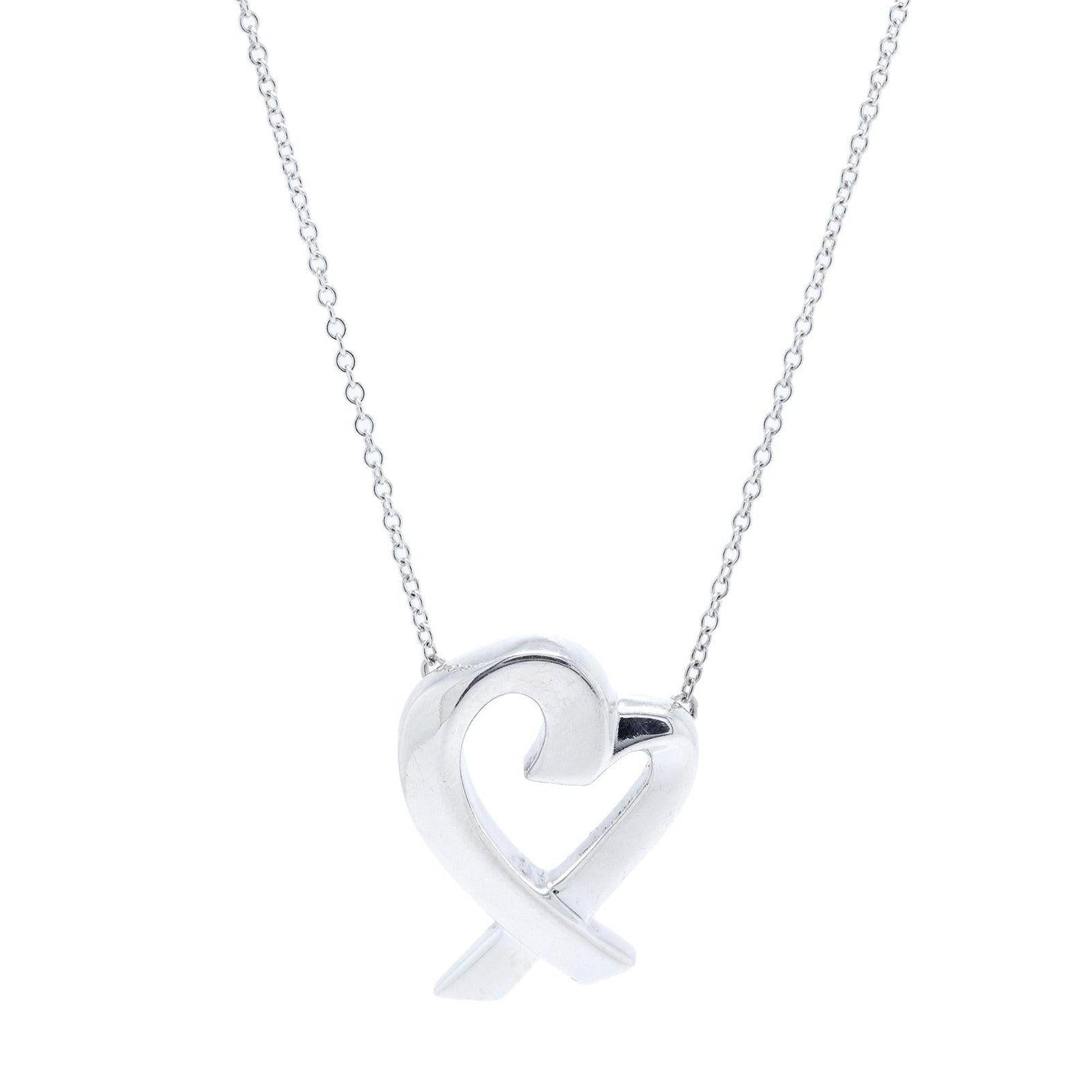 Tiffany & Co. Paloma Picasso Medium Loving Heart Pendant Necklace